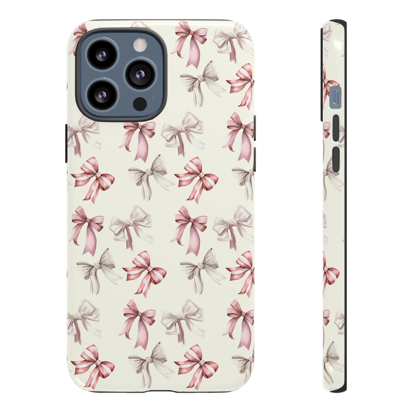 Bow Phone Case Cream