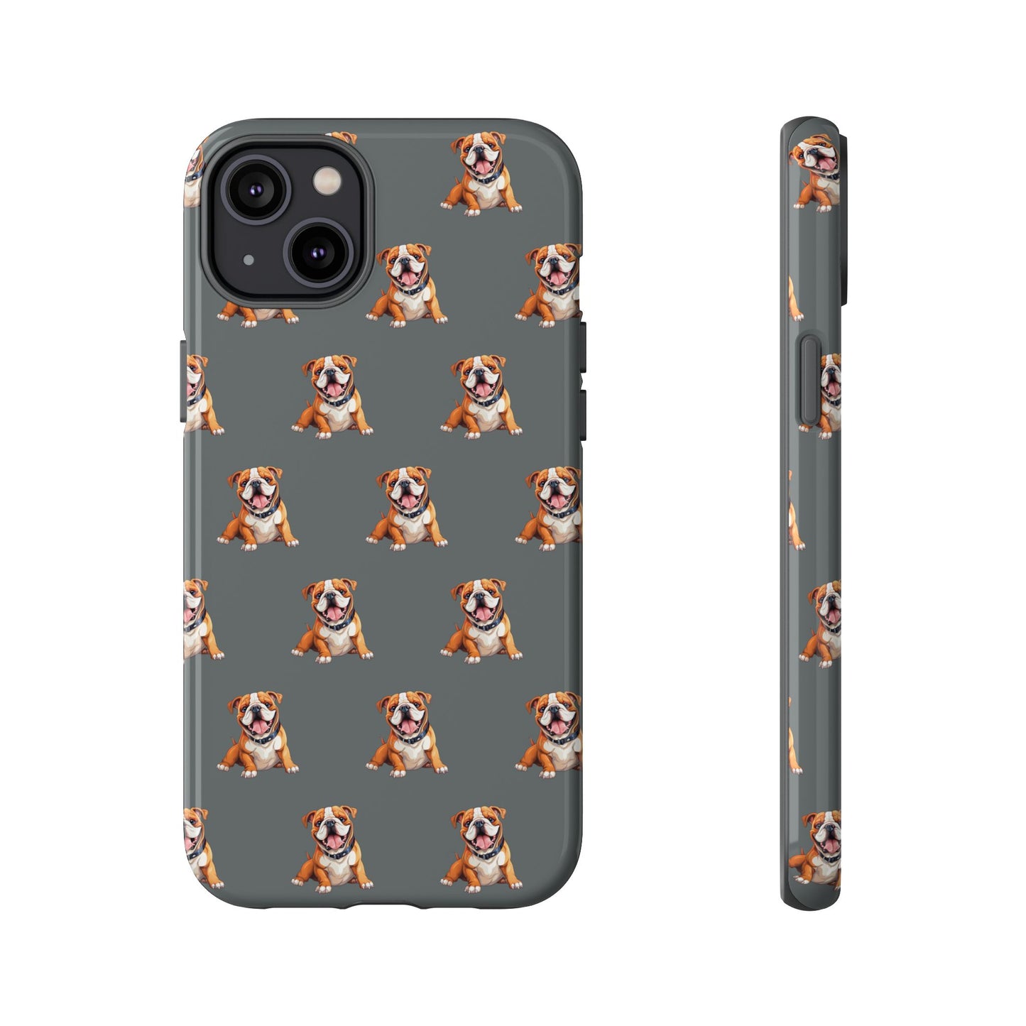 Bulldog Phone Case Gray