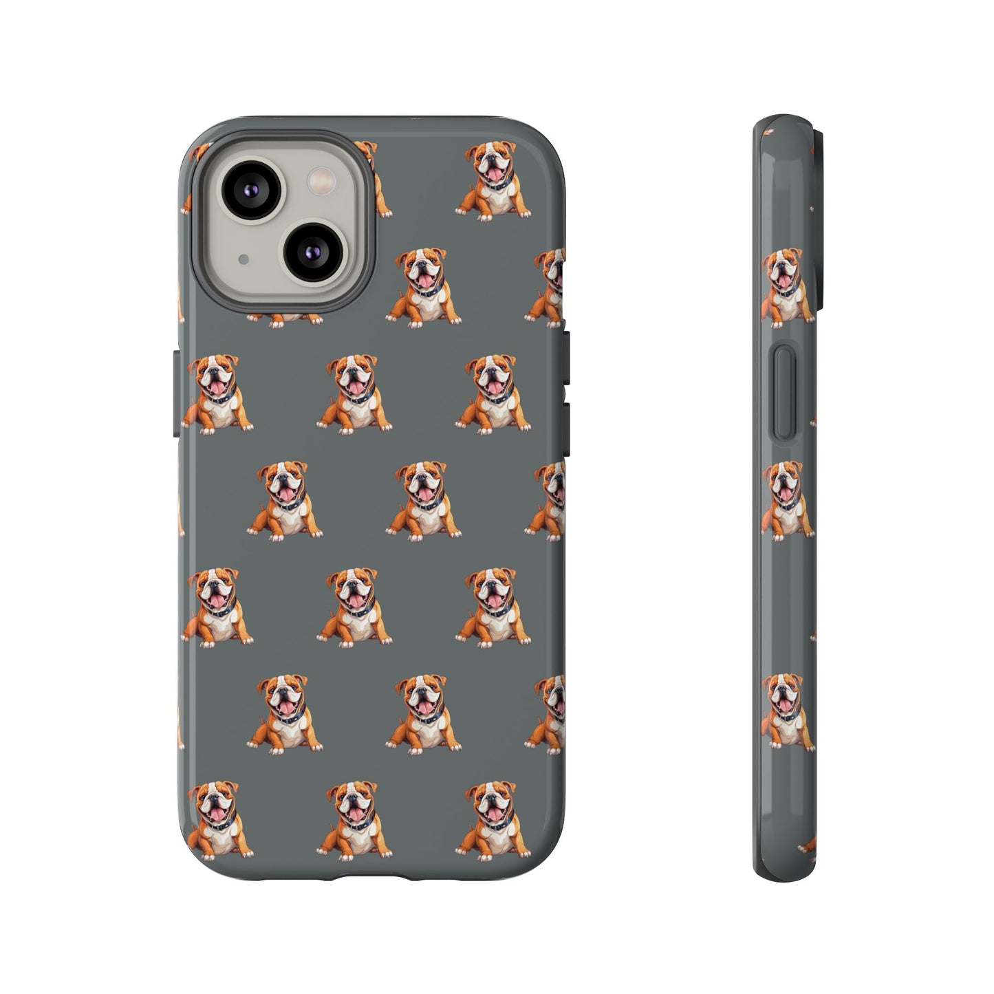 Bulldog Phone Case Gray