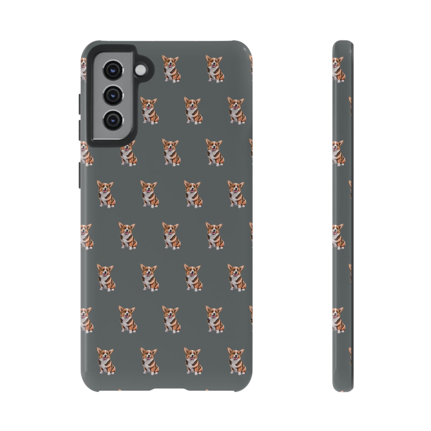 Corgi Phone Case Gray