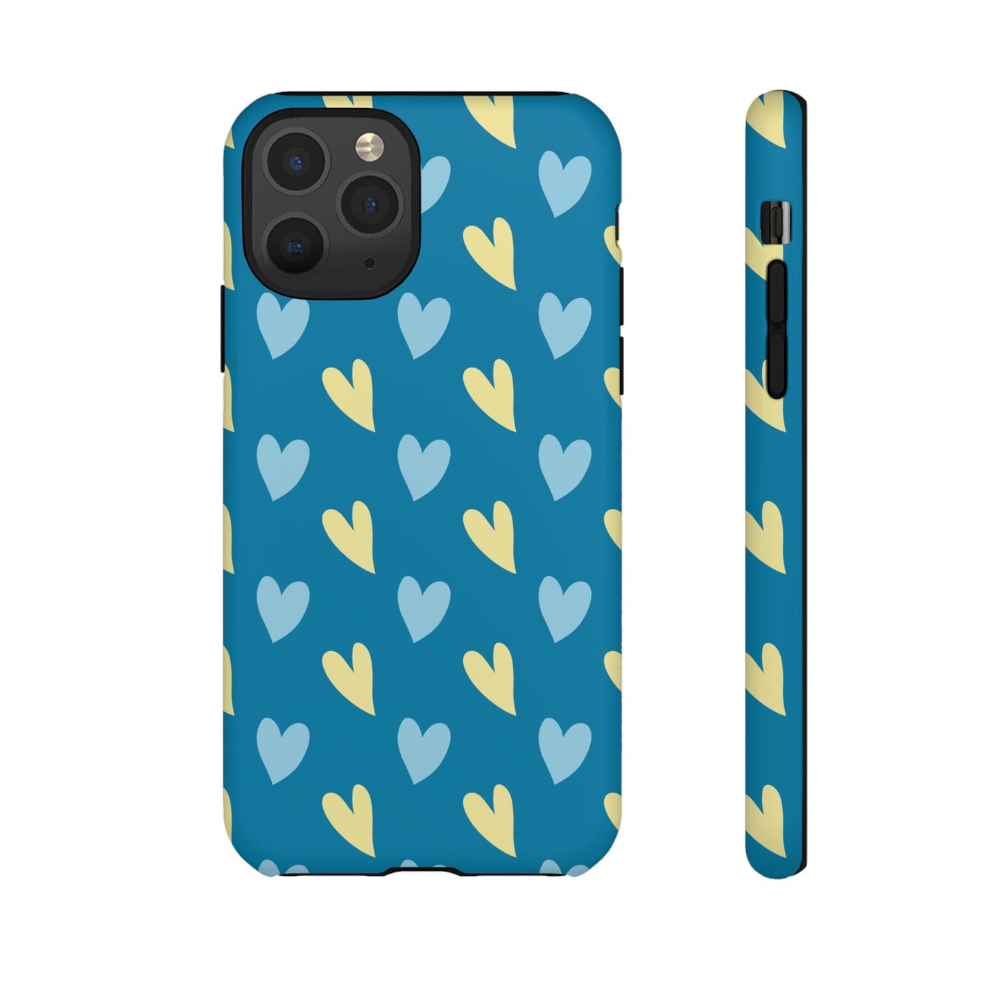 Heart Phone Case Blue