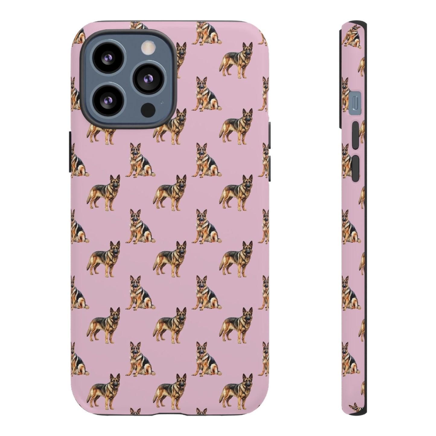 German Shepherd Phone Case Pink