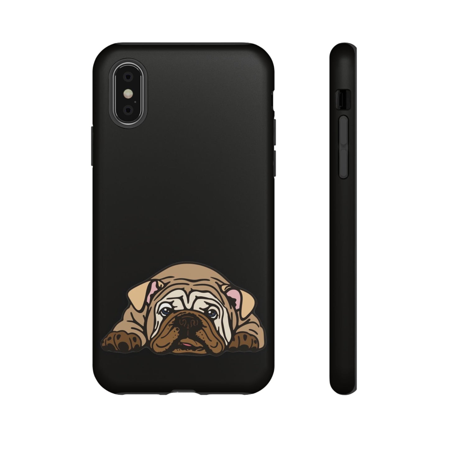 Bulldog Phone Case Black