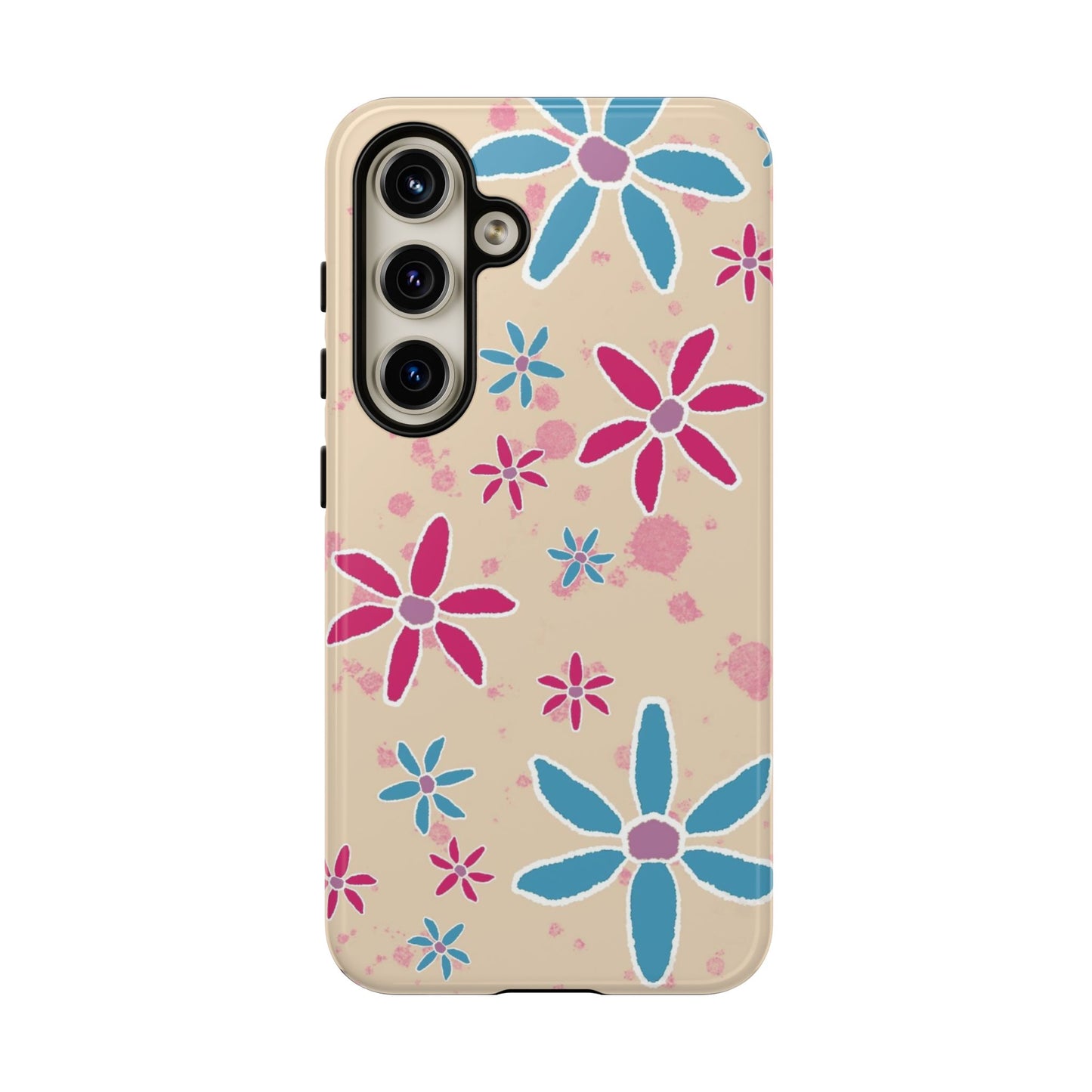 Flower Phone Case Cream