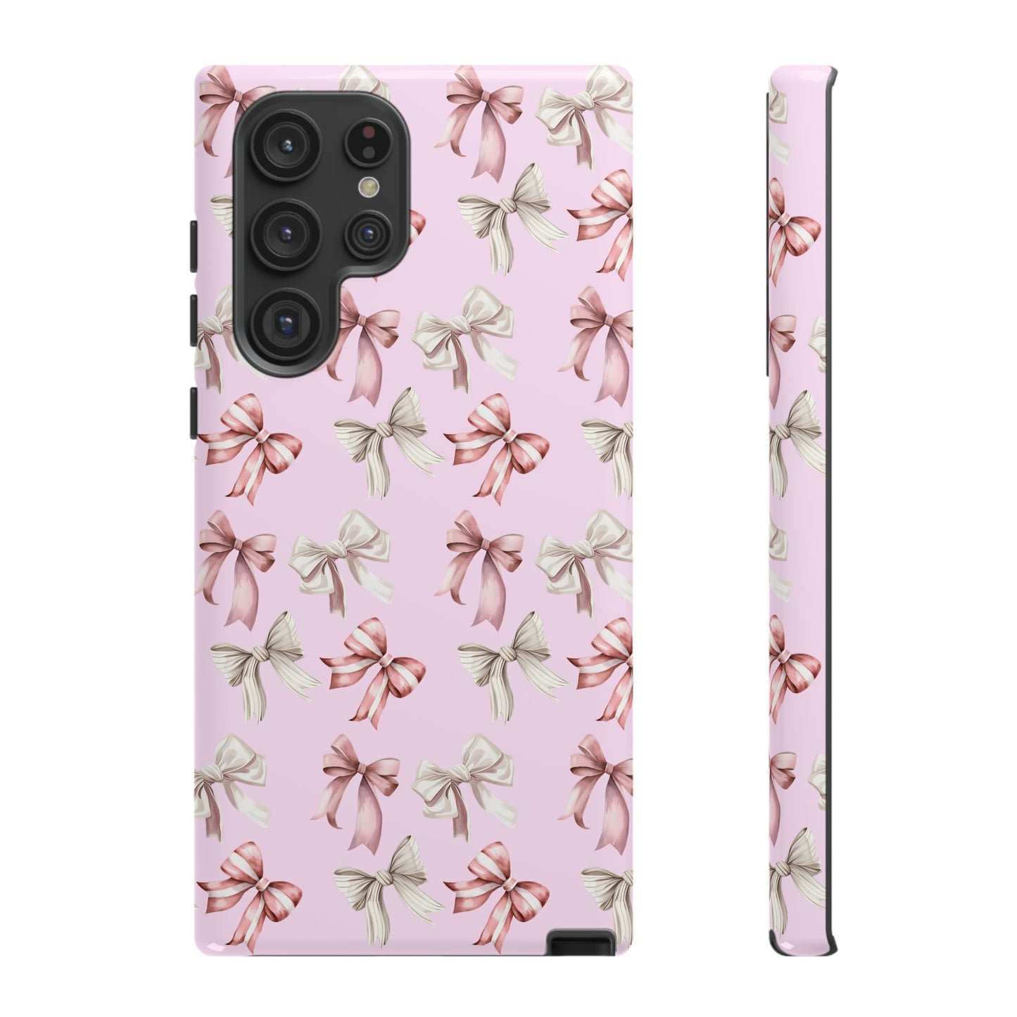 Bow Phone Case Pale Pink