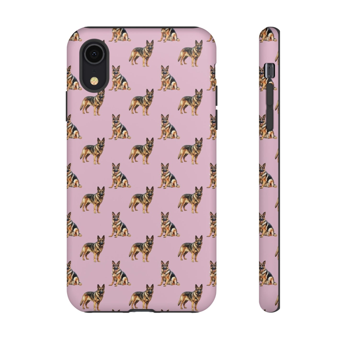 German Shepherd Phone Case Pink