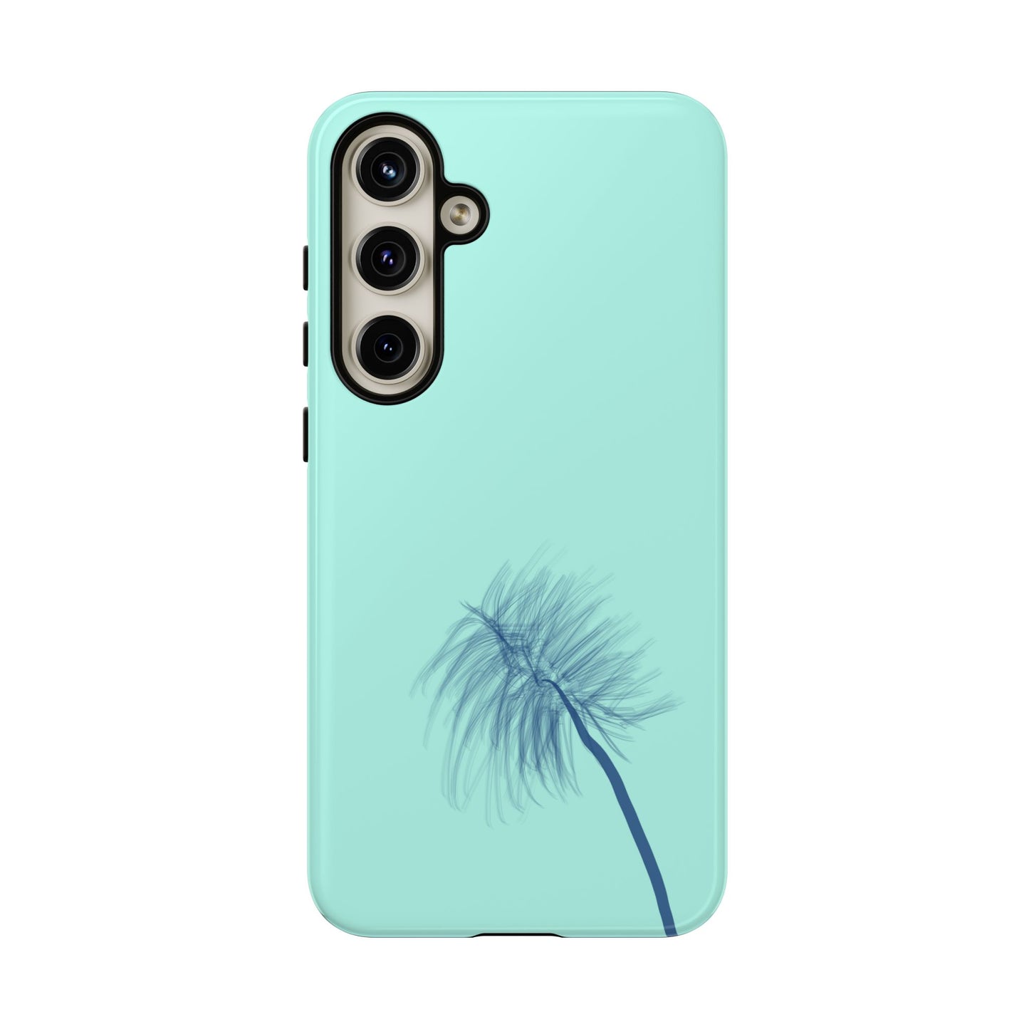 Dandelion Blowball Phone Case Aqua