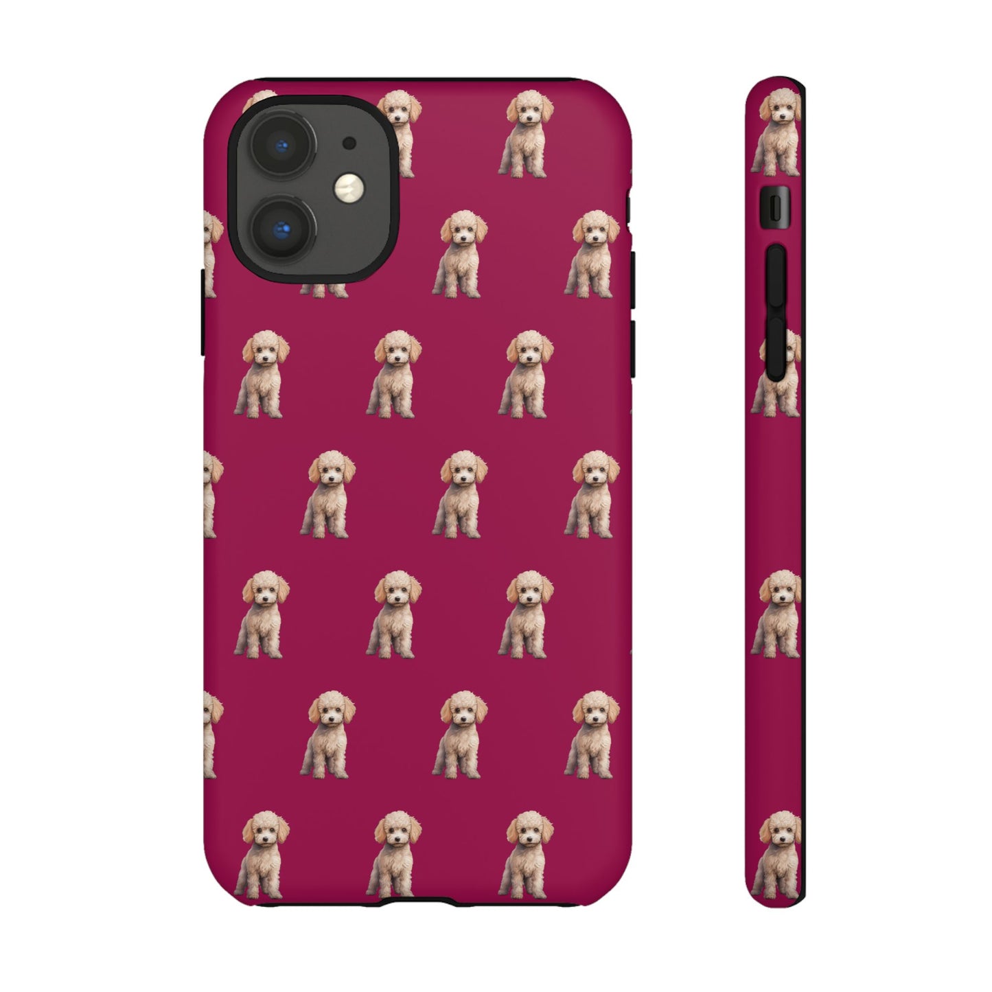 Poodle Phone Case Berry