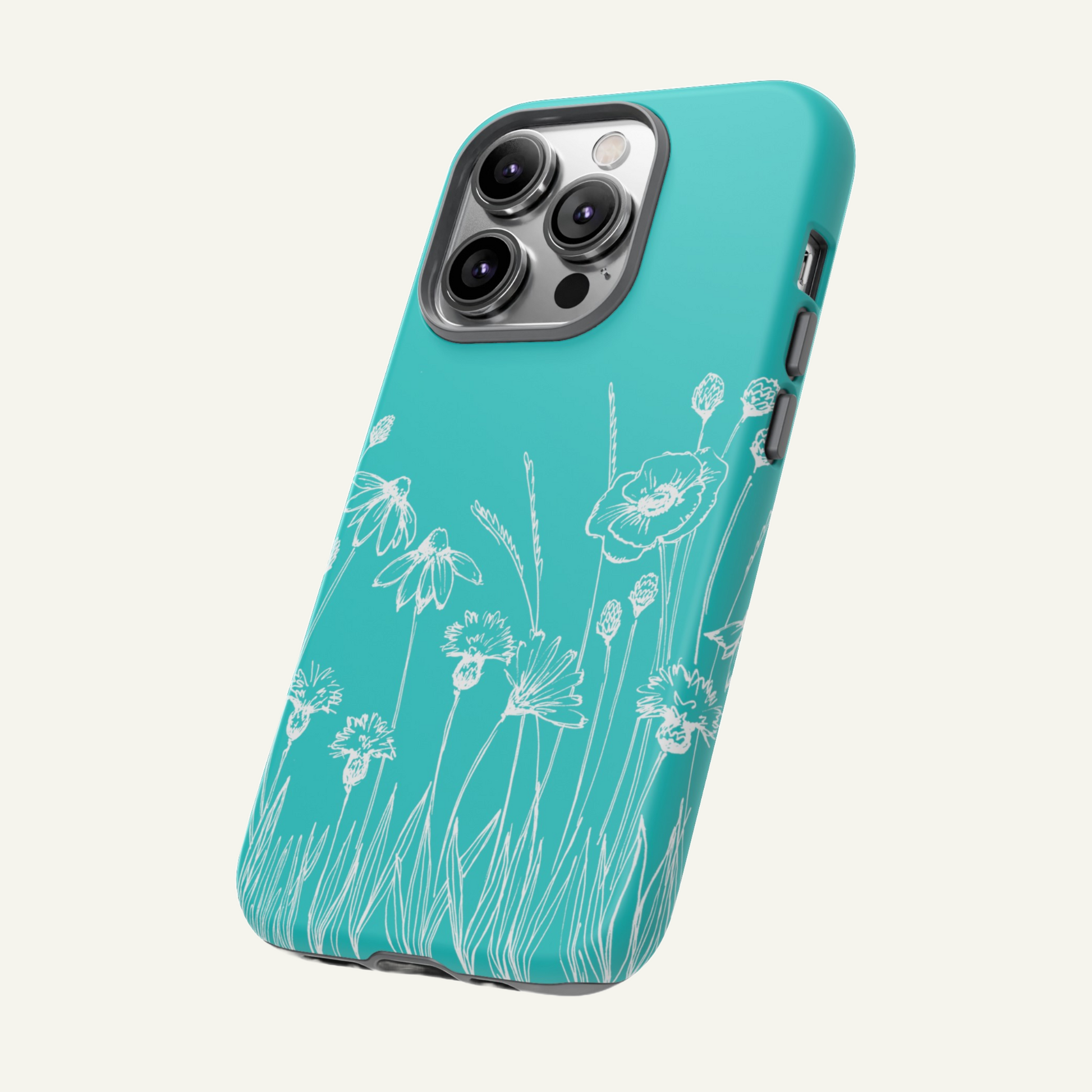 Floral Phone Case Iphone 16 - X, Samsung Galaxy S20 -S24, Google Pixel 6 - 8