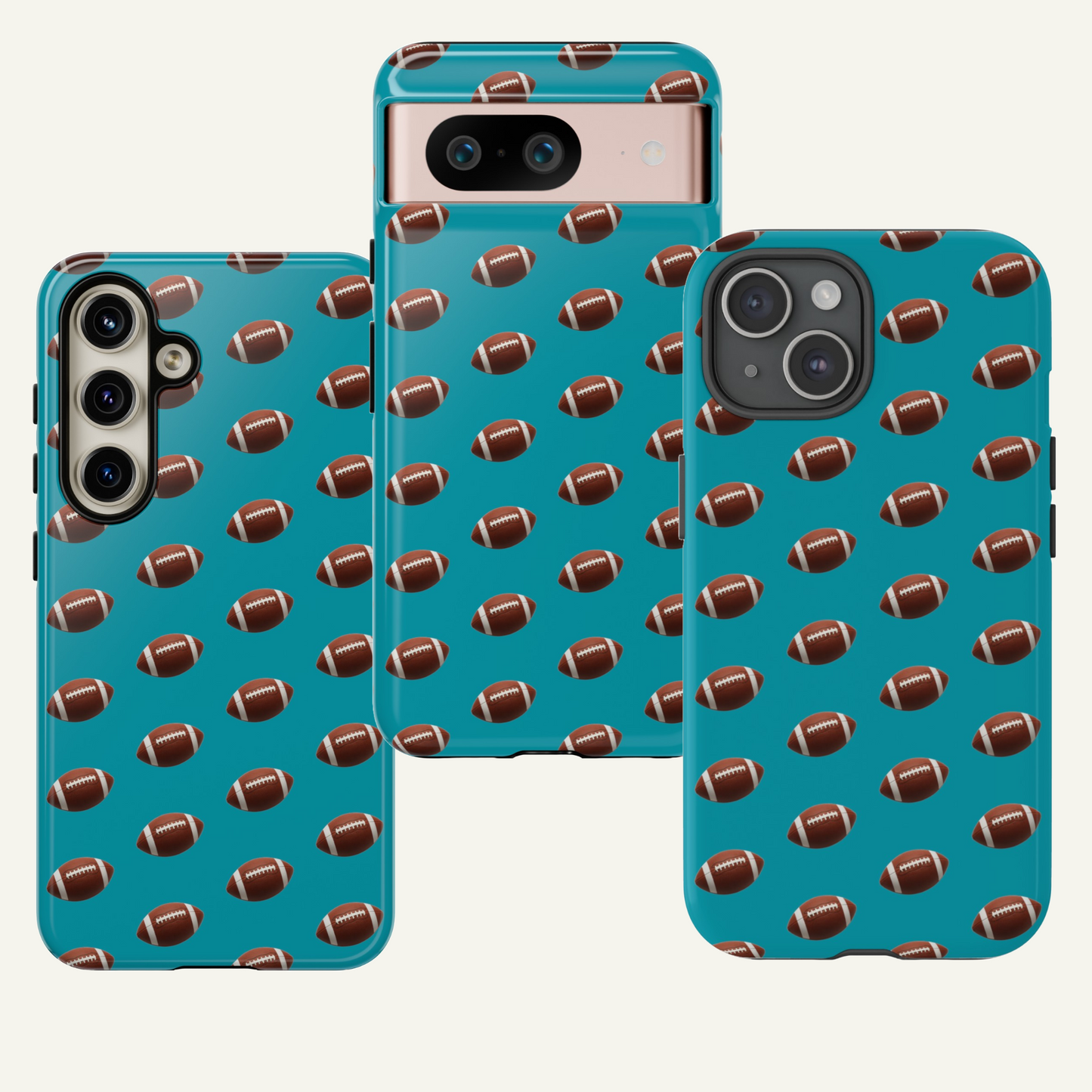 Football Phone Case Teal