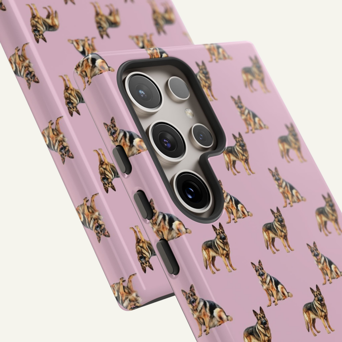 German Shepherd Phone Case Pink