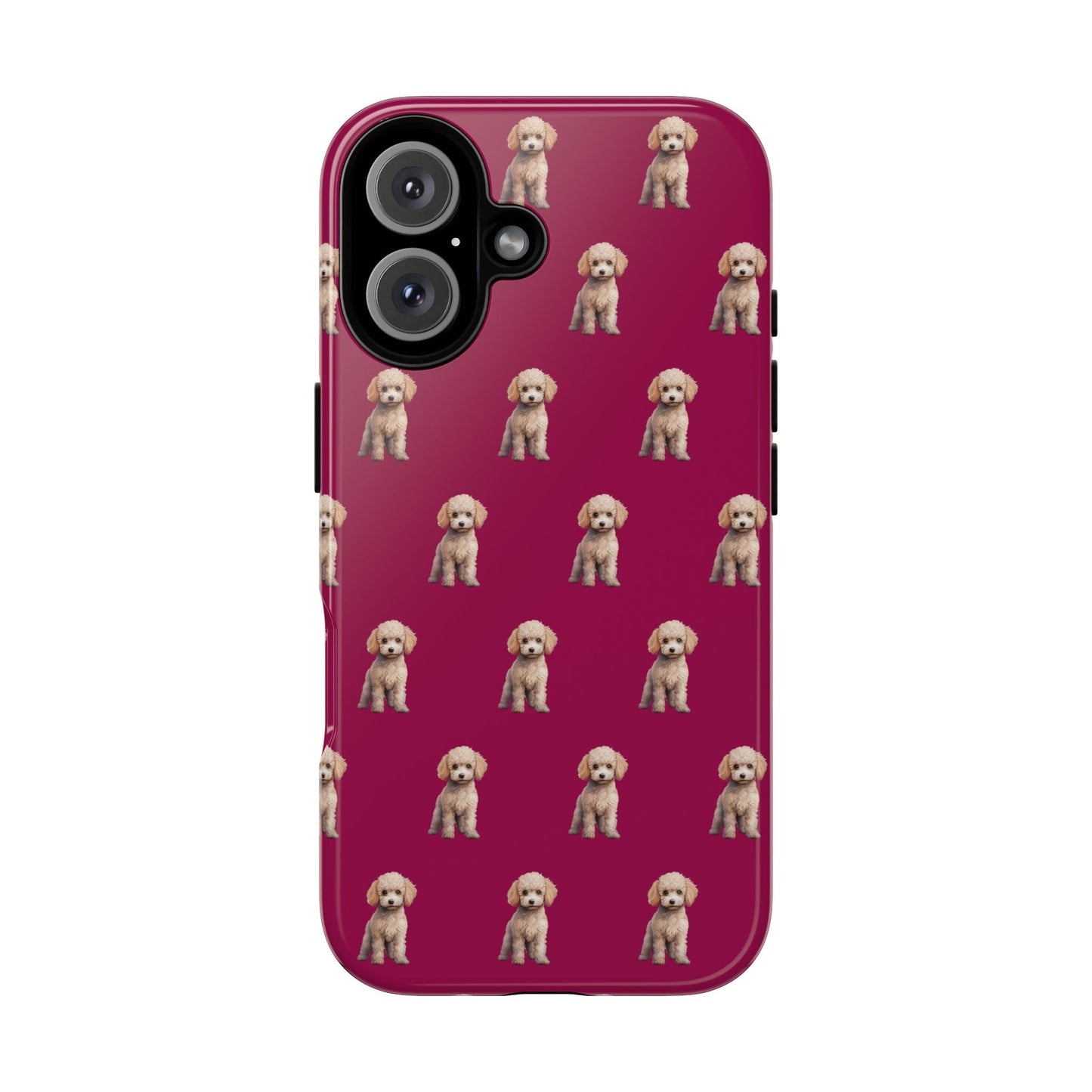 Poodle Phone Case Berry