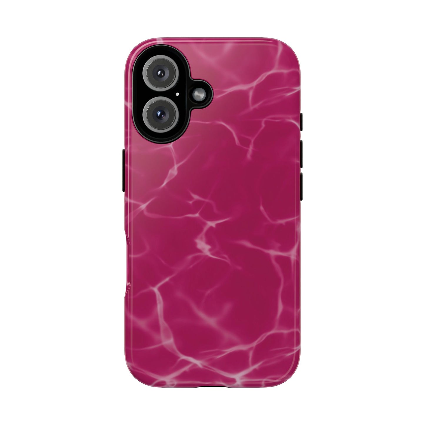 Marble Print Phone Case Berry