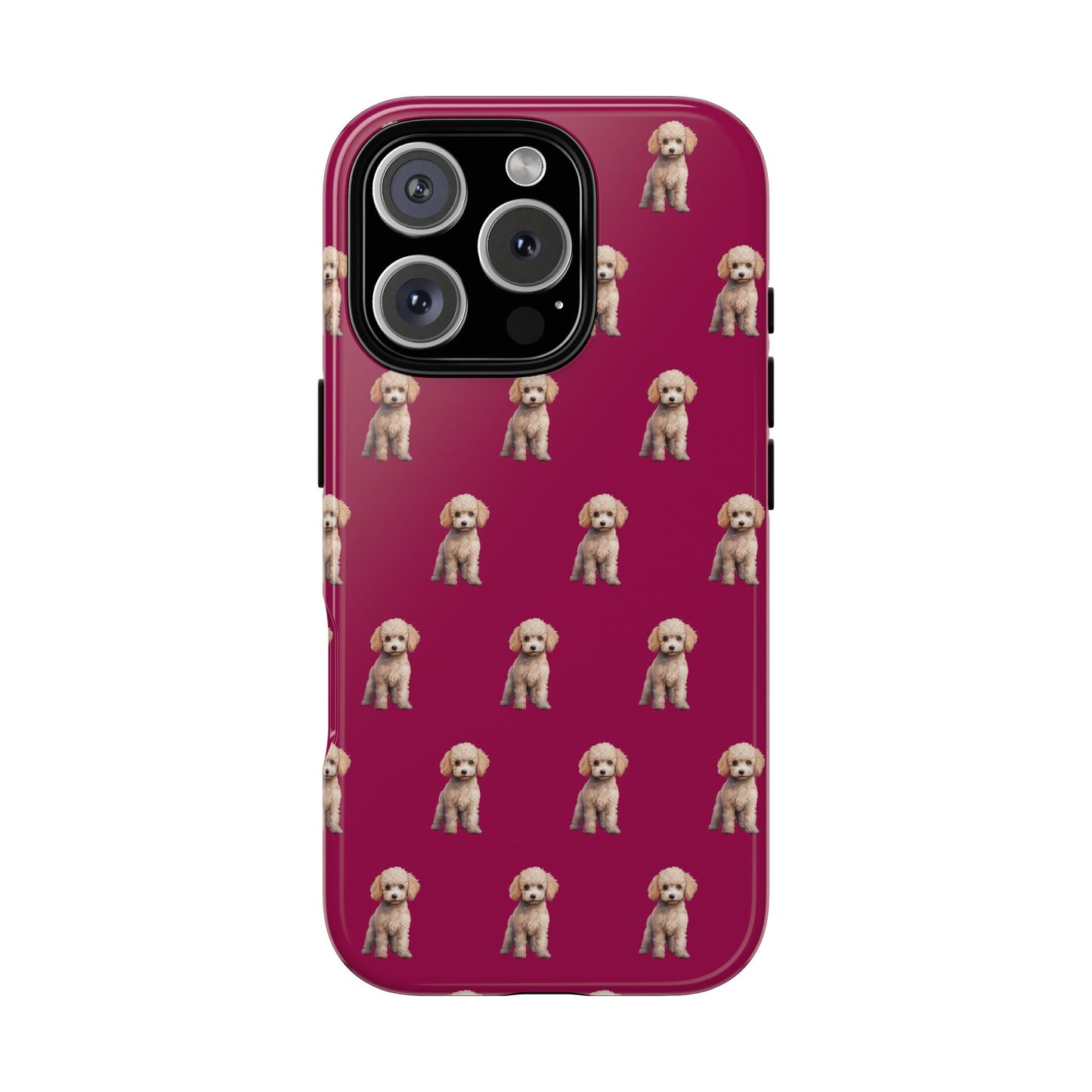 Poodle Phone Case Berry