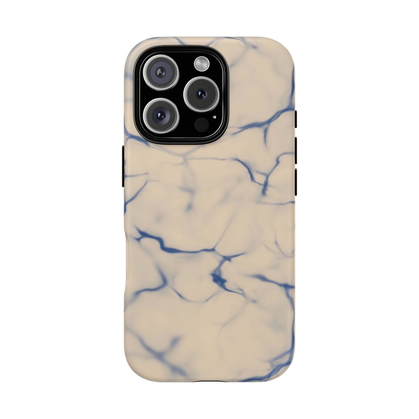 Marble Phone Case Cream Blue