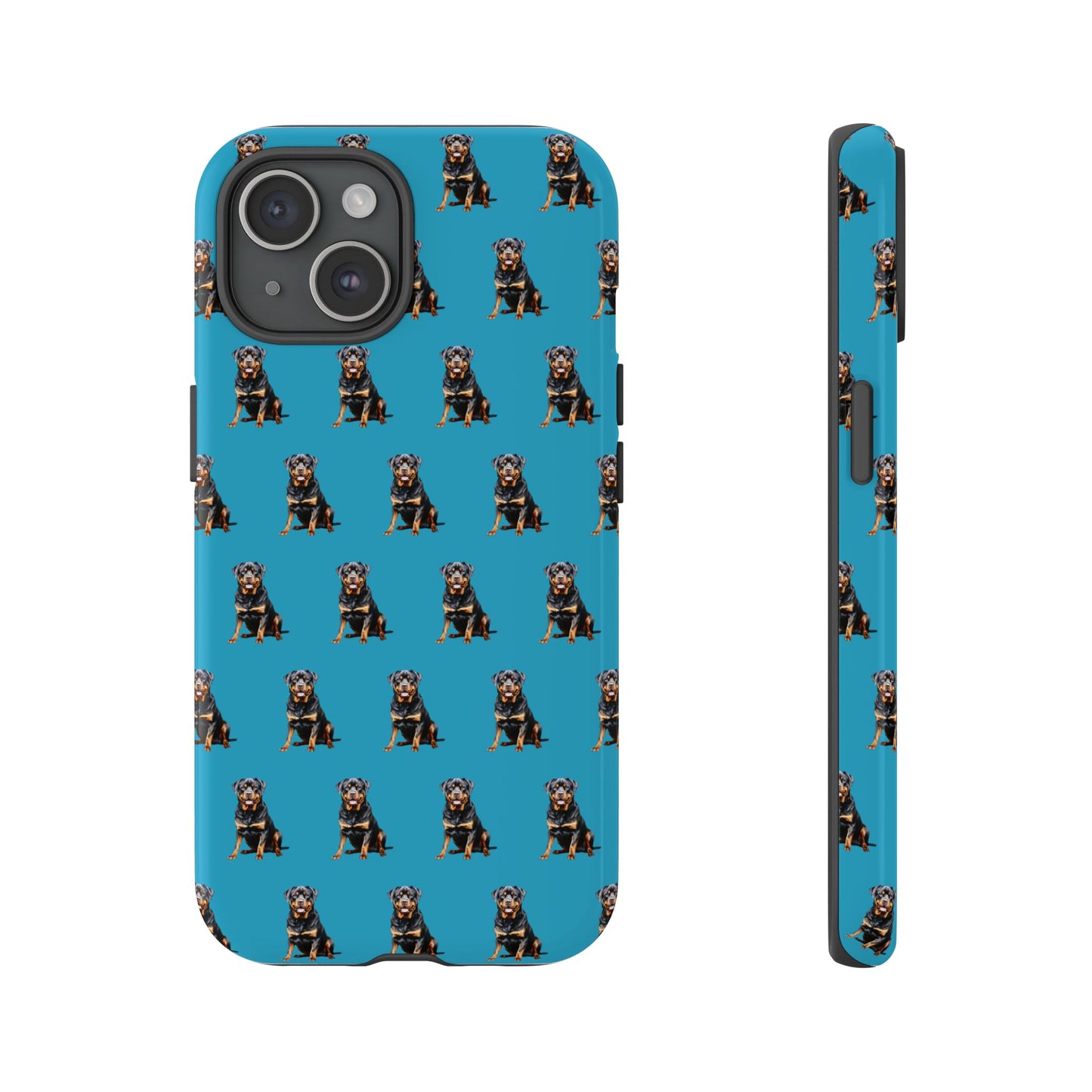 Rottweiler Phone Case Turquoise