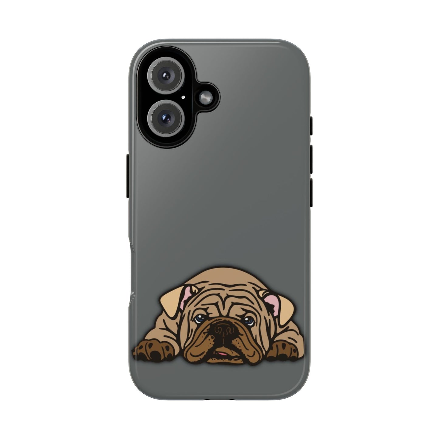 Bulldog Phone Case Gray