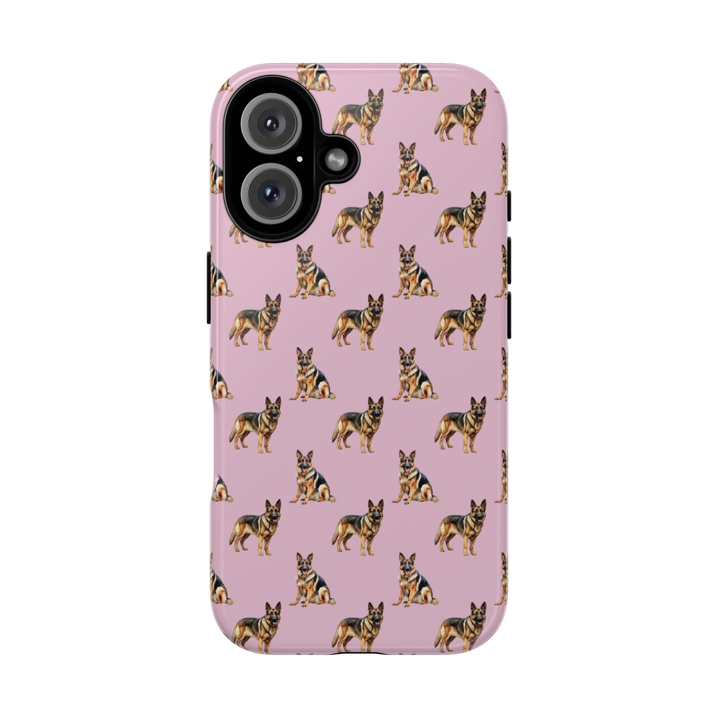 German Shepherd Phone Case Pink