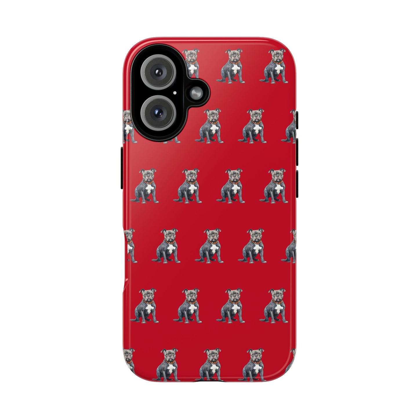 Pitbull Phone Case Red