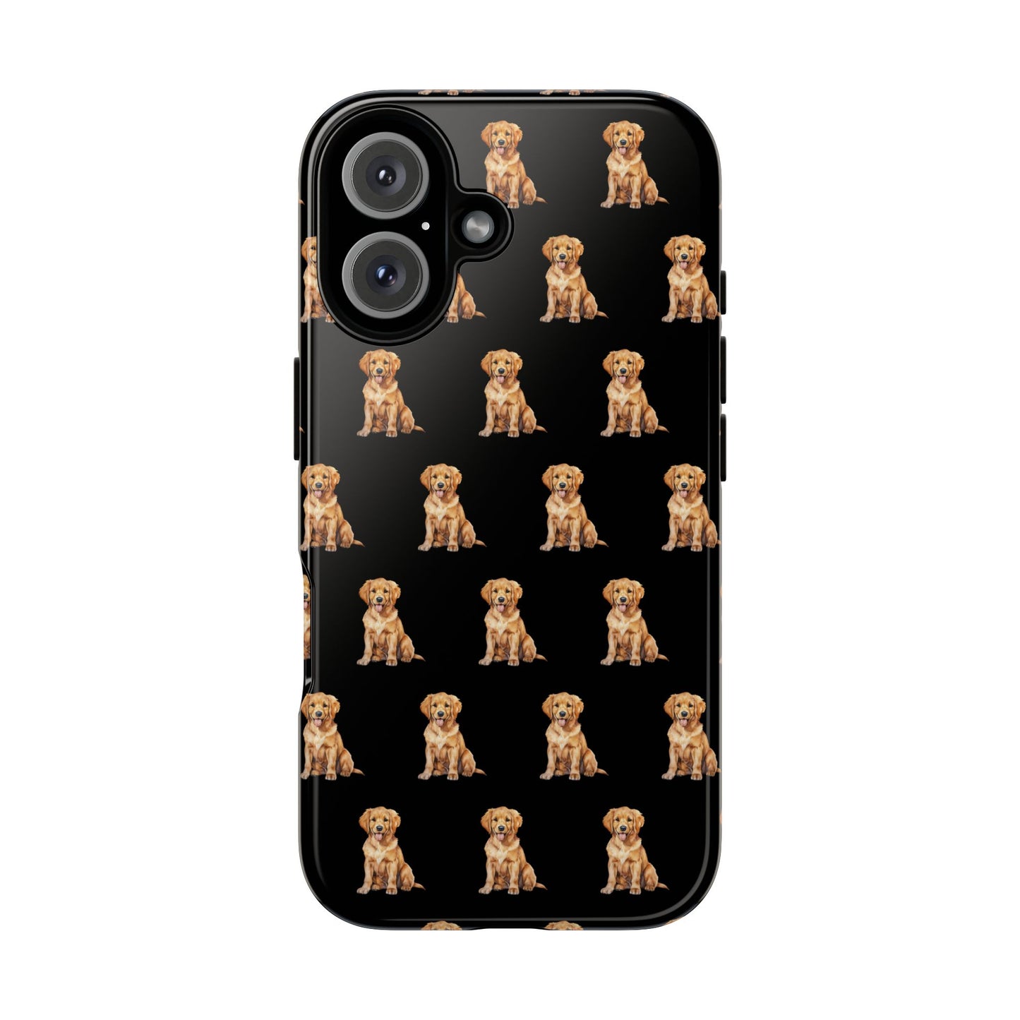 Golden Retriever Phone Case Black