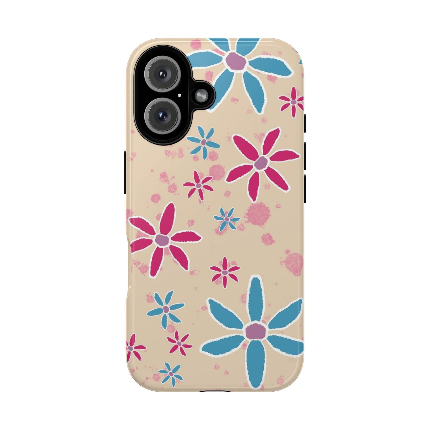 Flower Phone Case Cream