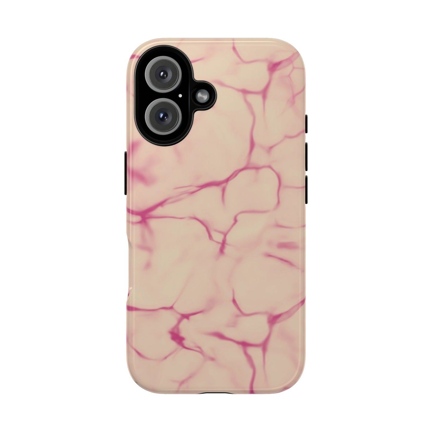 Marble Phone Case Cream Pink