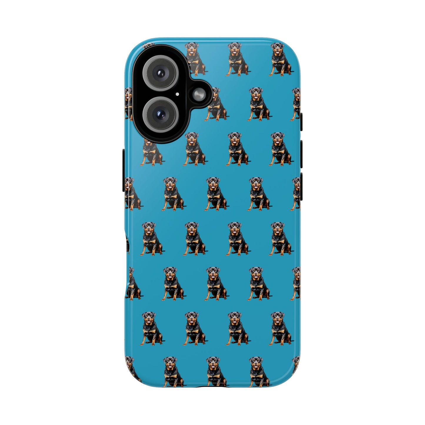 Rottweiler Phone Case Turquoise