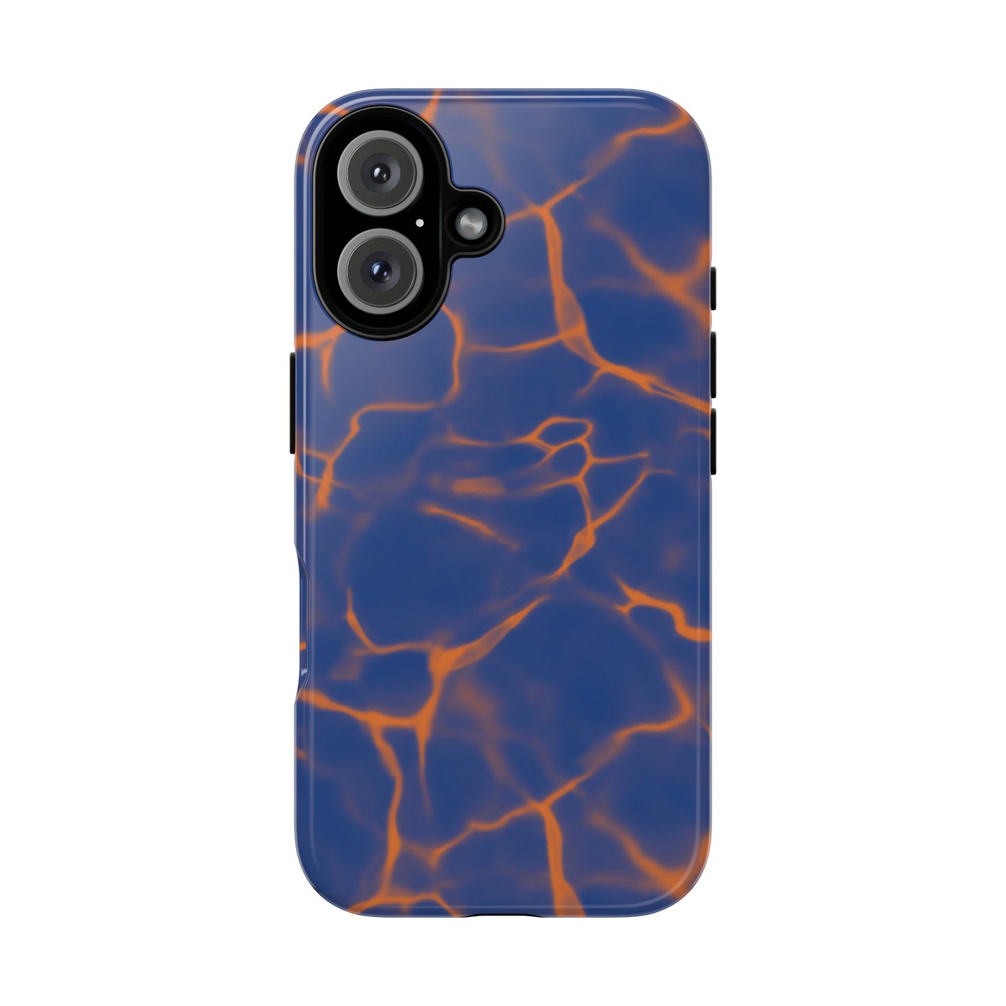 Marble Phone Case Blue Orange