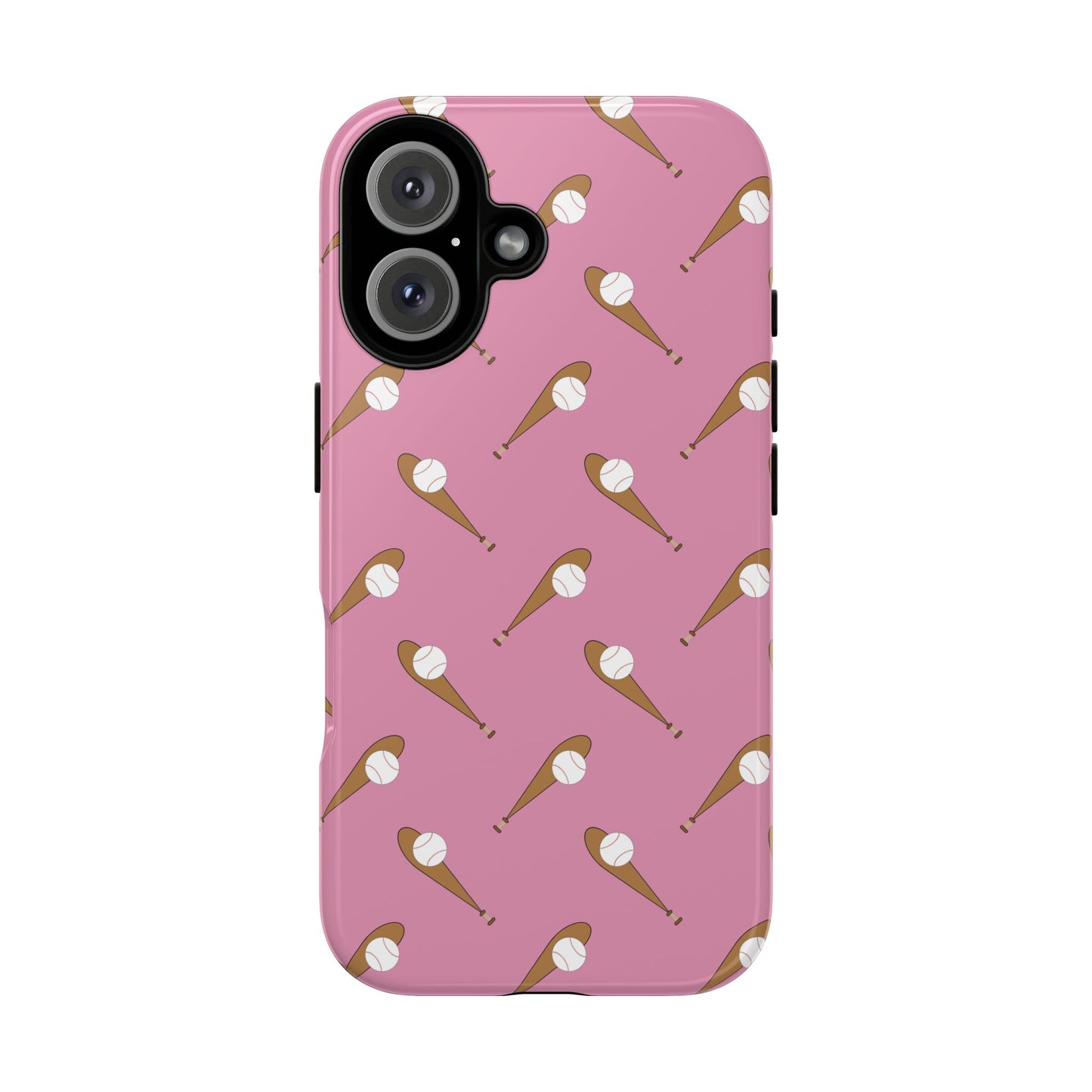 Baseball Phone Case Pink