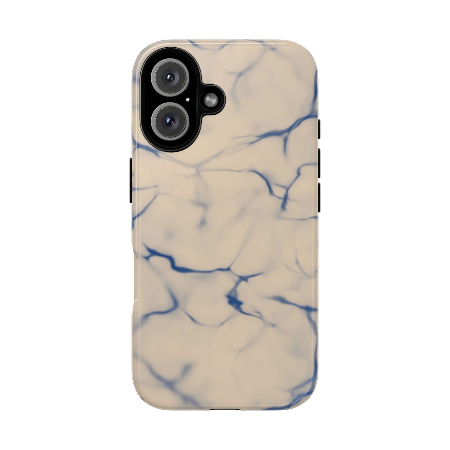 Marble Phone Case Cream Blue