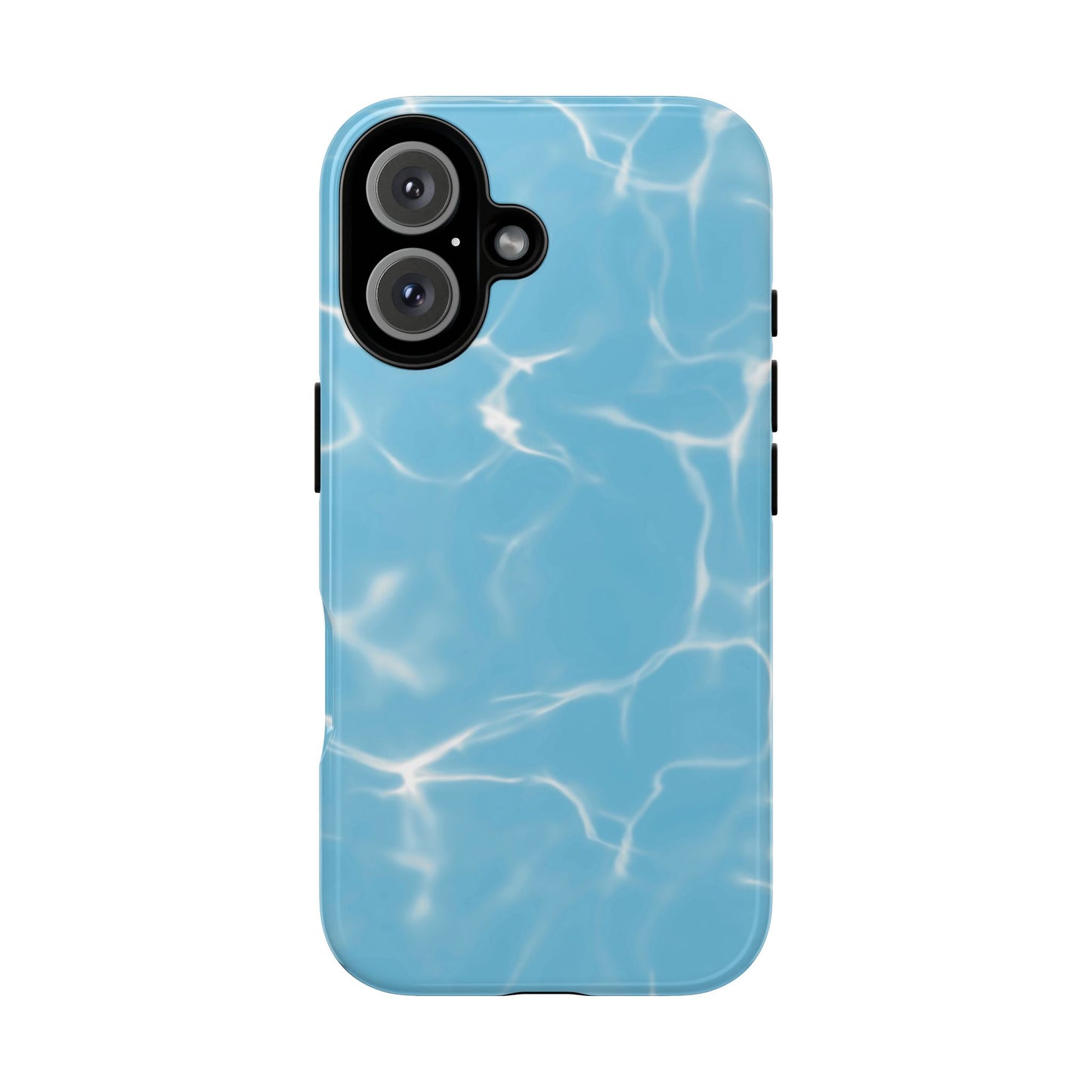 Marble Phone Case Light Blue