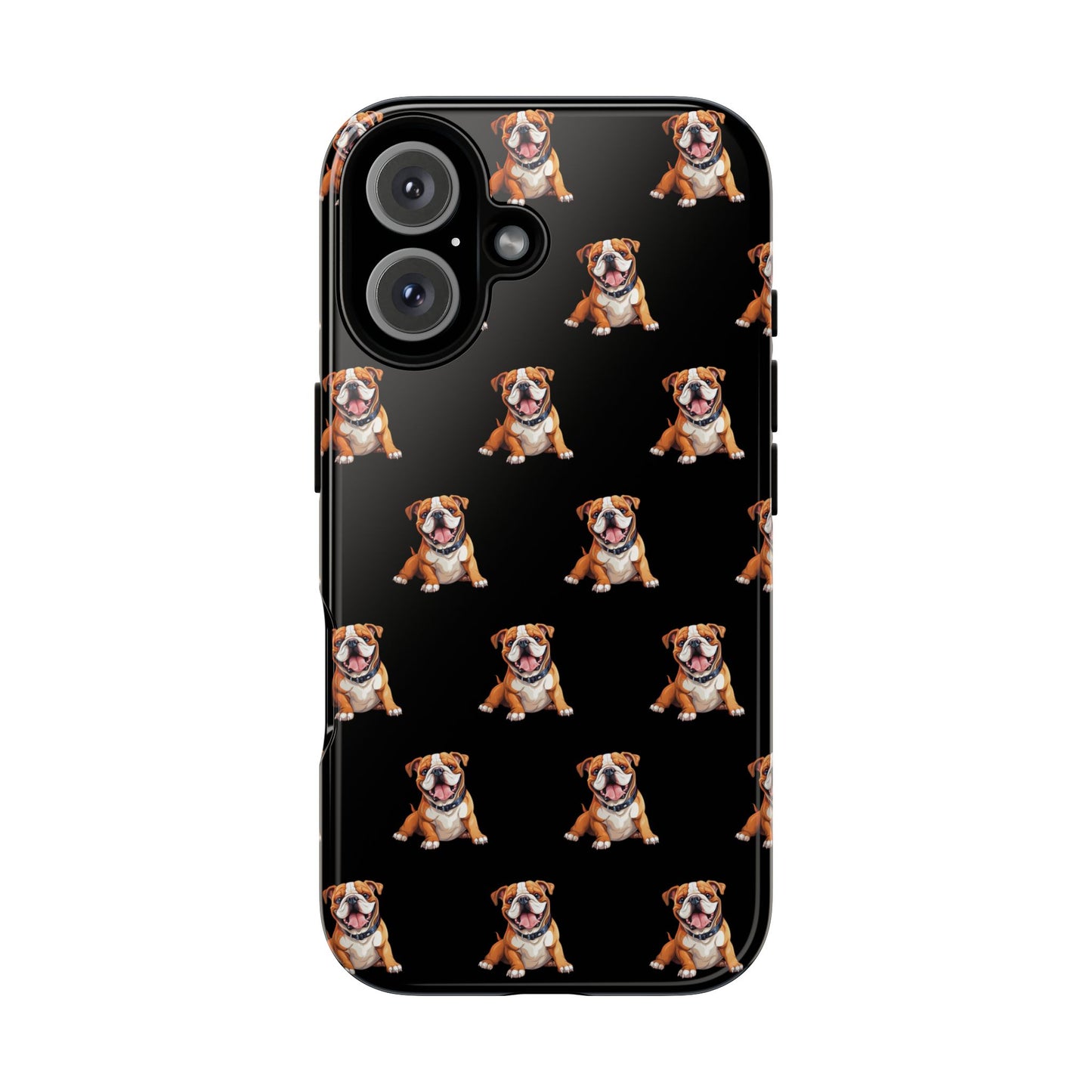 Bulldog Phone Case Black