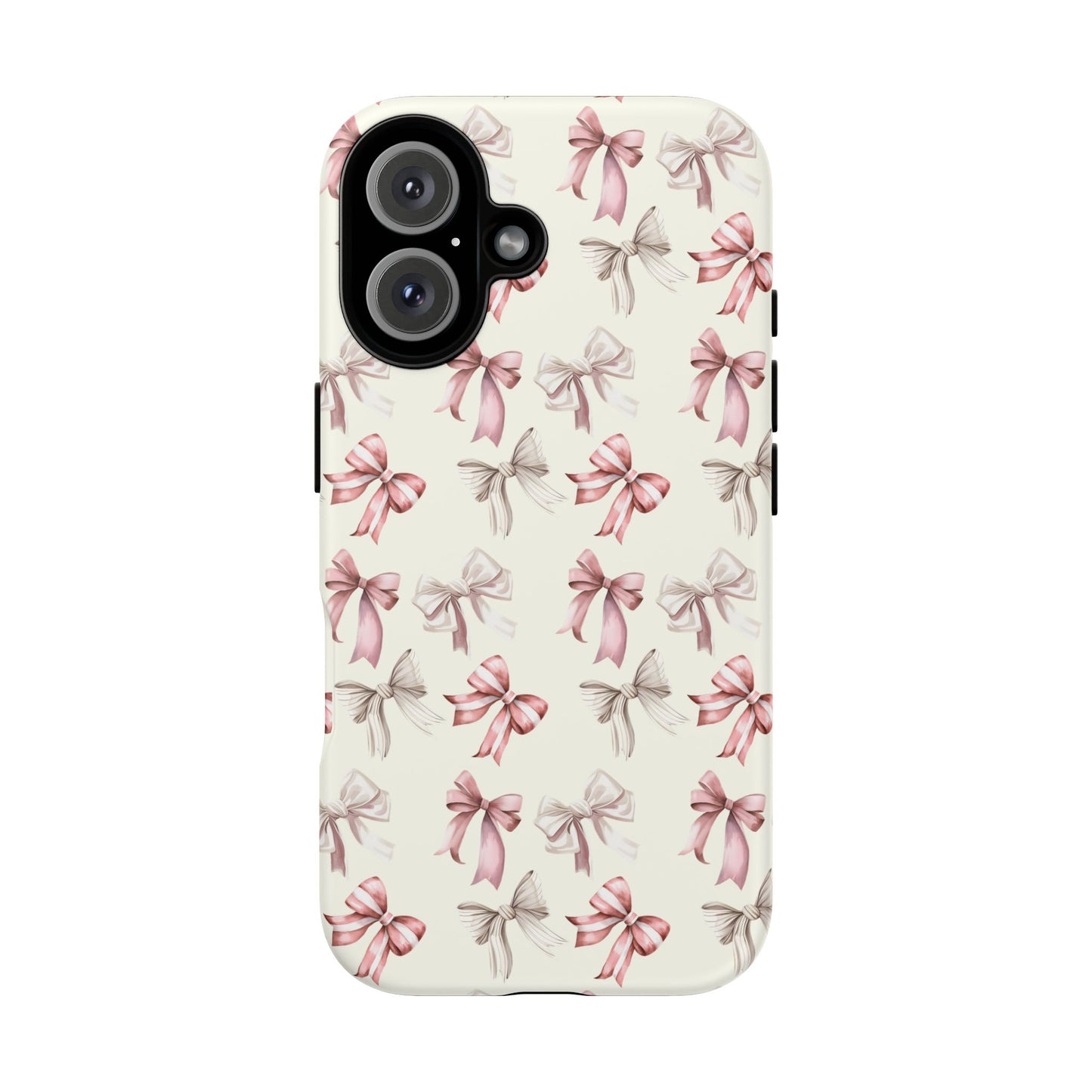 Bow Phone Case Cream