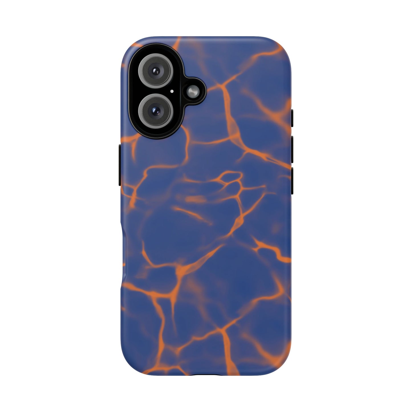 Marble Phone Case Blue Orange