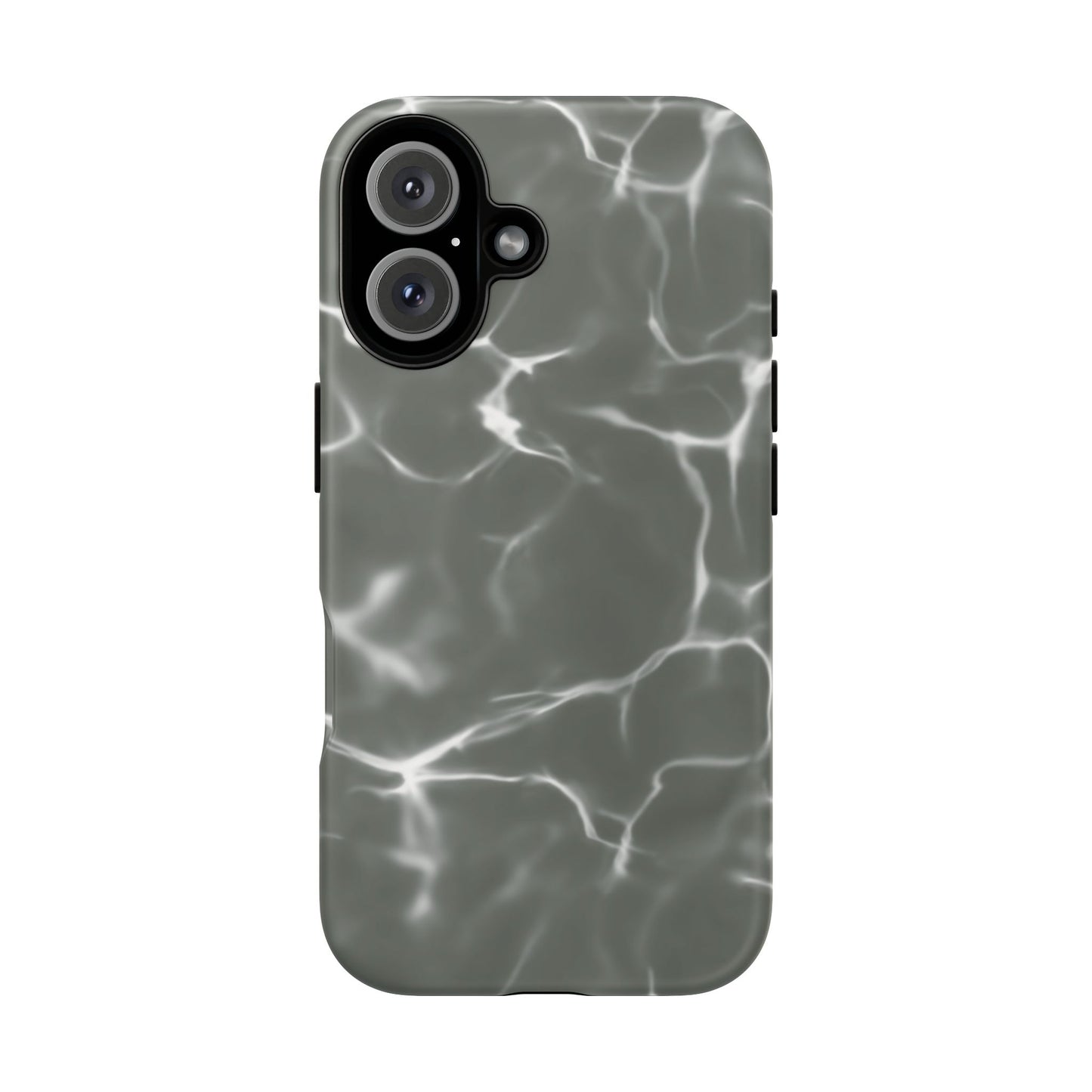 Marble Print Phone Case Gray