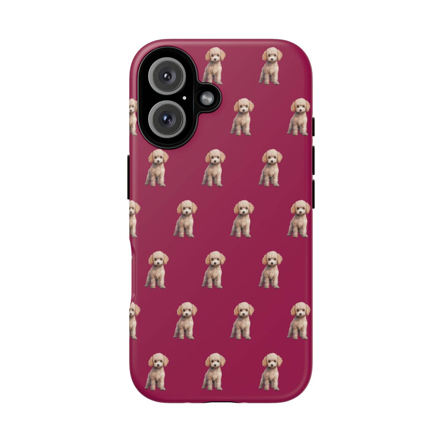 Poodle Phone Case Berry