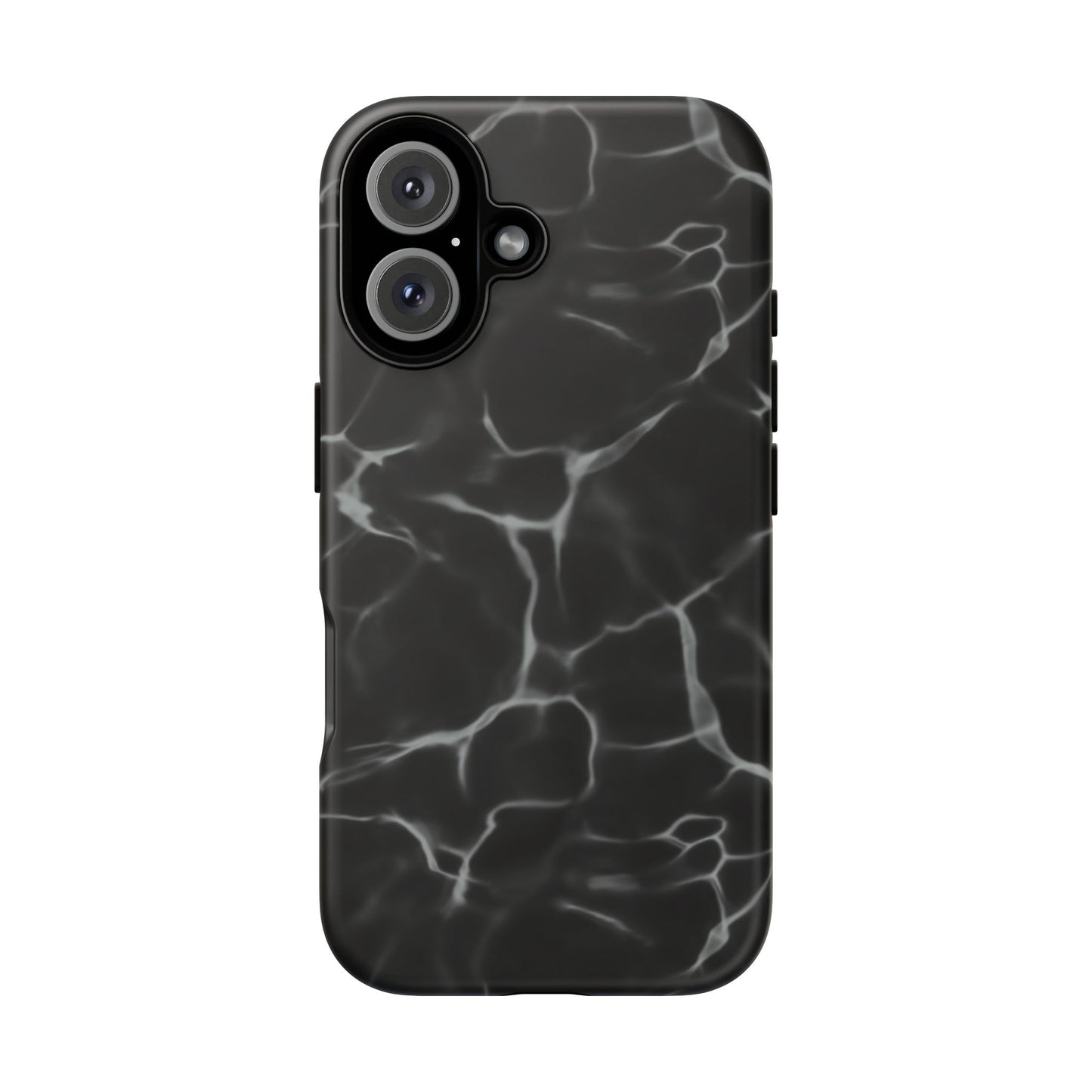 Marble Phone Case Black White