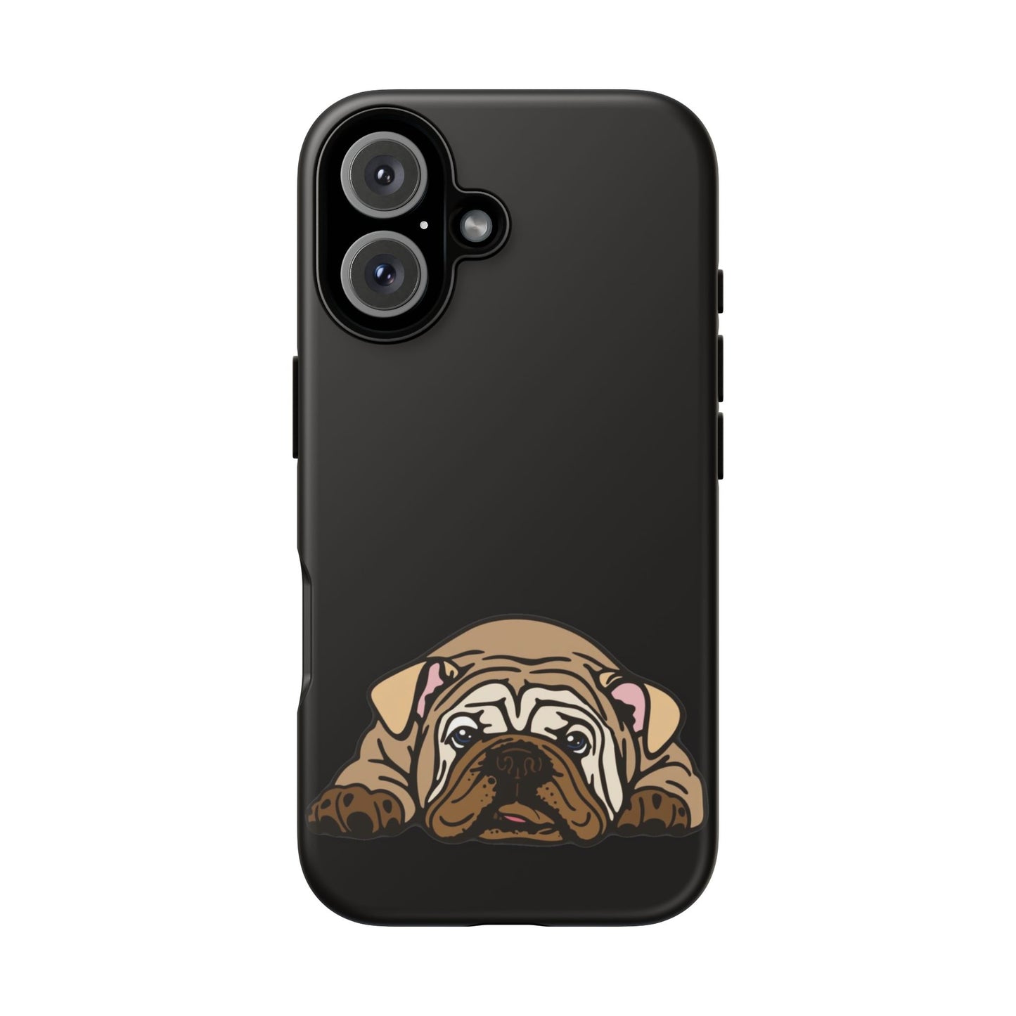 Bulldog Phone Case Black