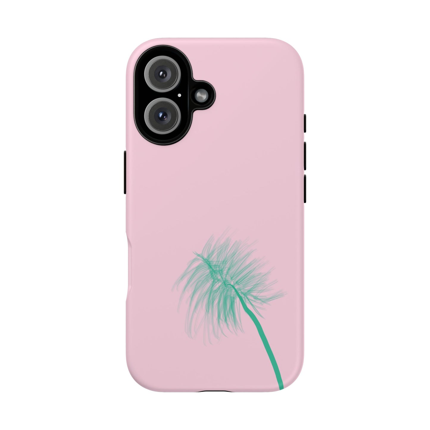 Dandelion Blowball Phone Case Pink