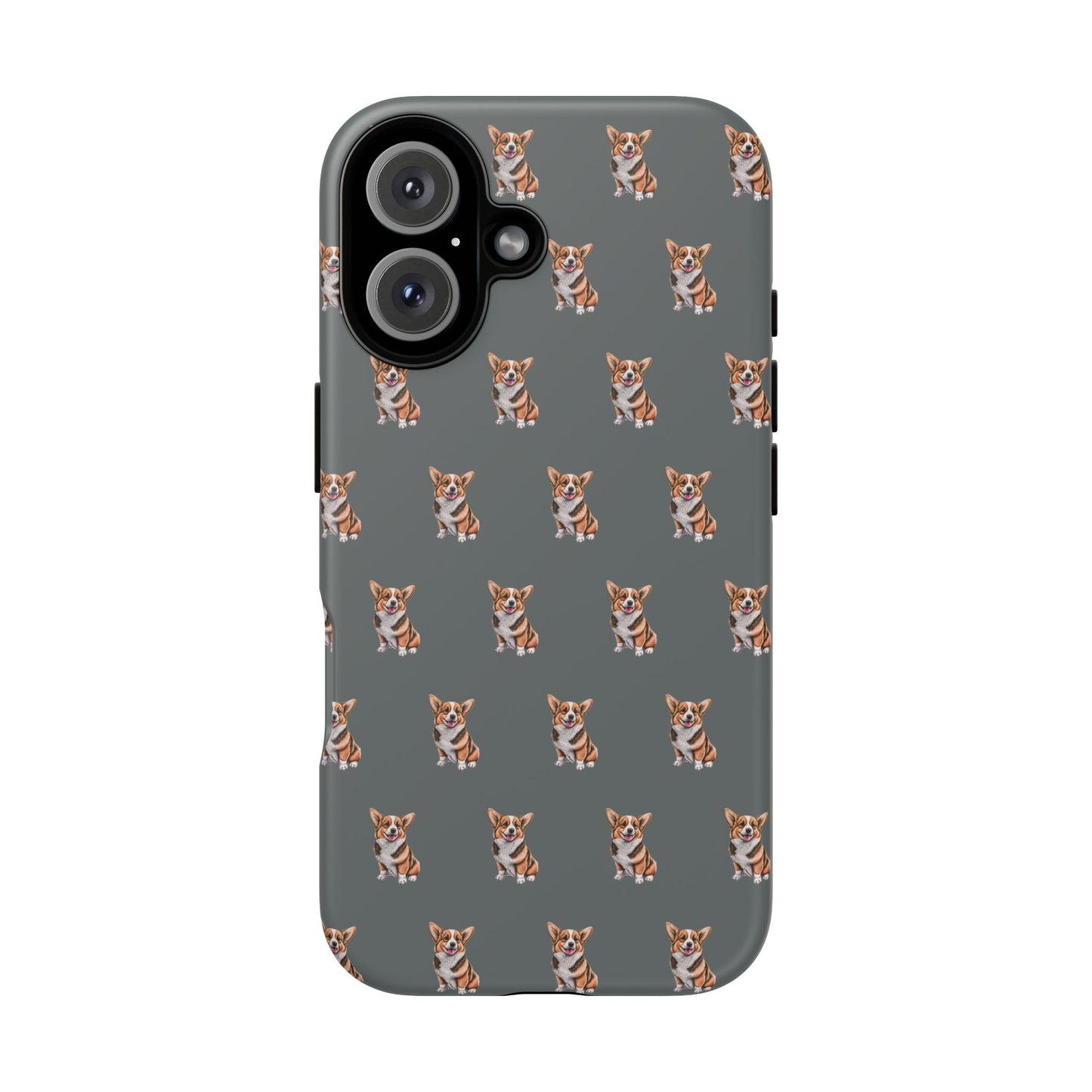 Corgi Phone Case Gray