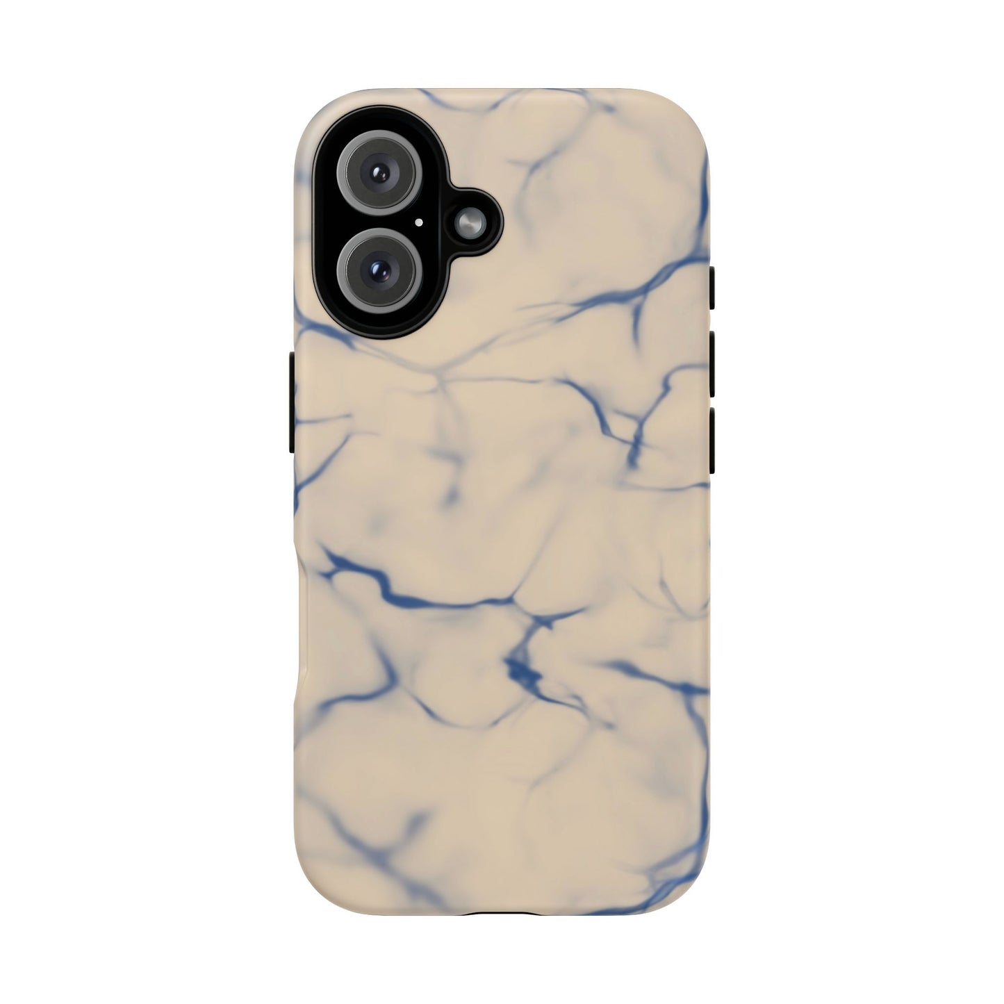 Marble Phone Case Cream Blue