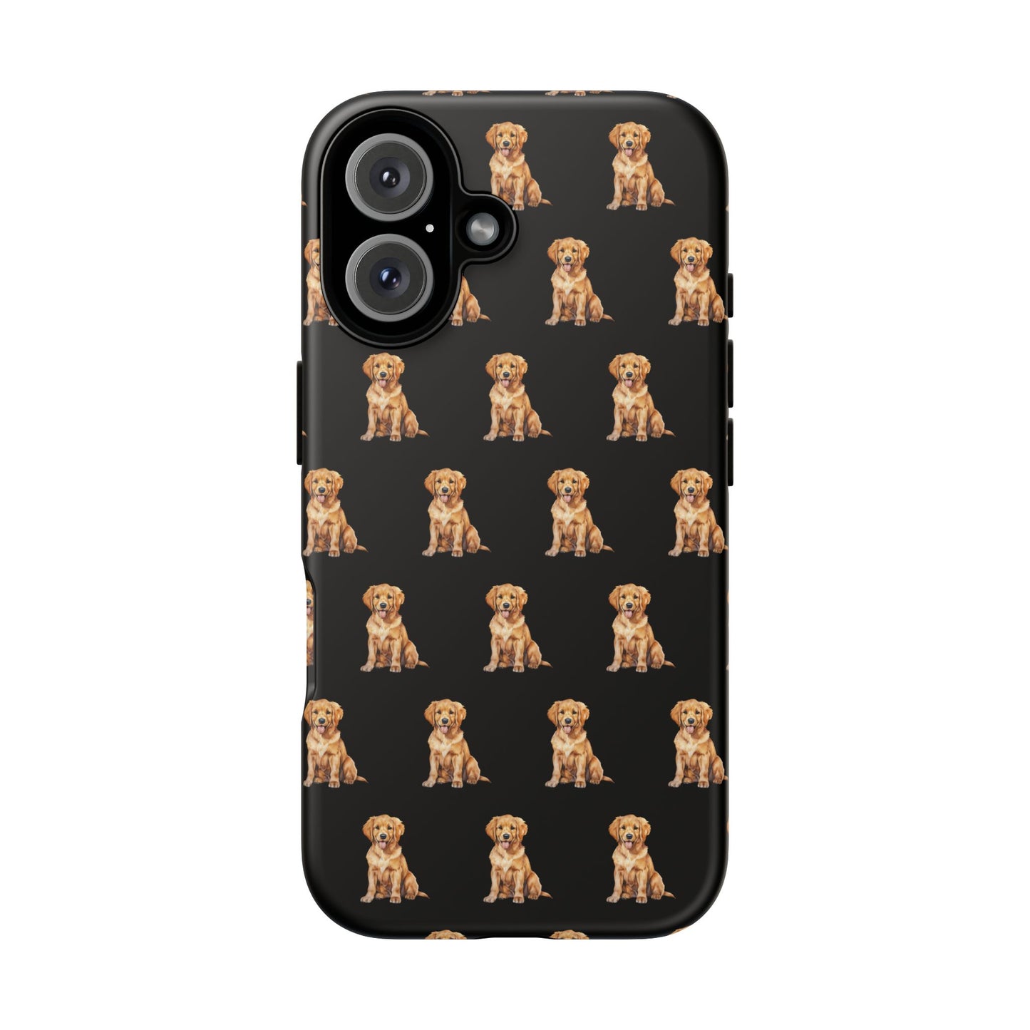 Golden Retriever Phone Case Black