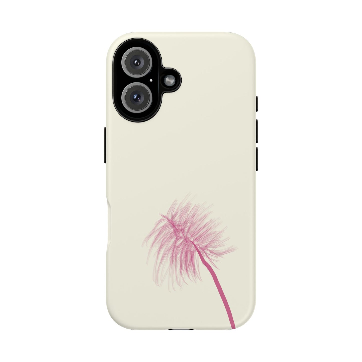 Dandelion Blowball Phone Case Cream