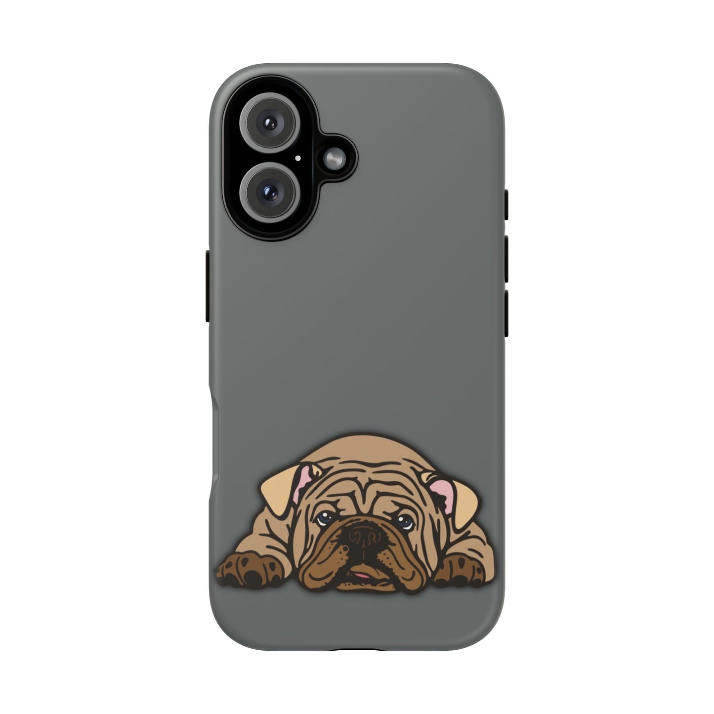 Bulldog Phone Case Gray