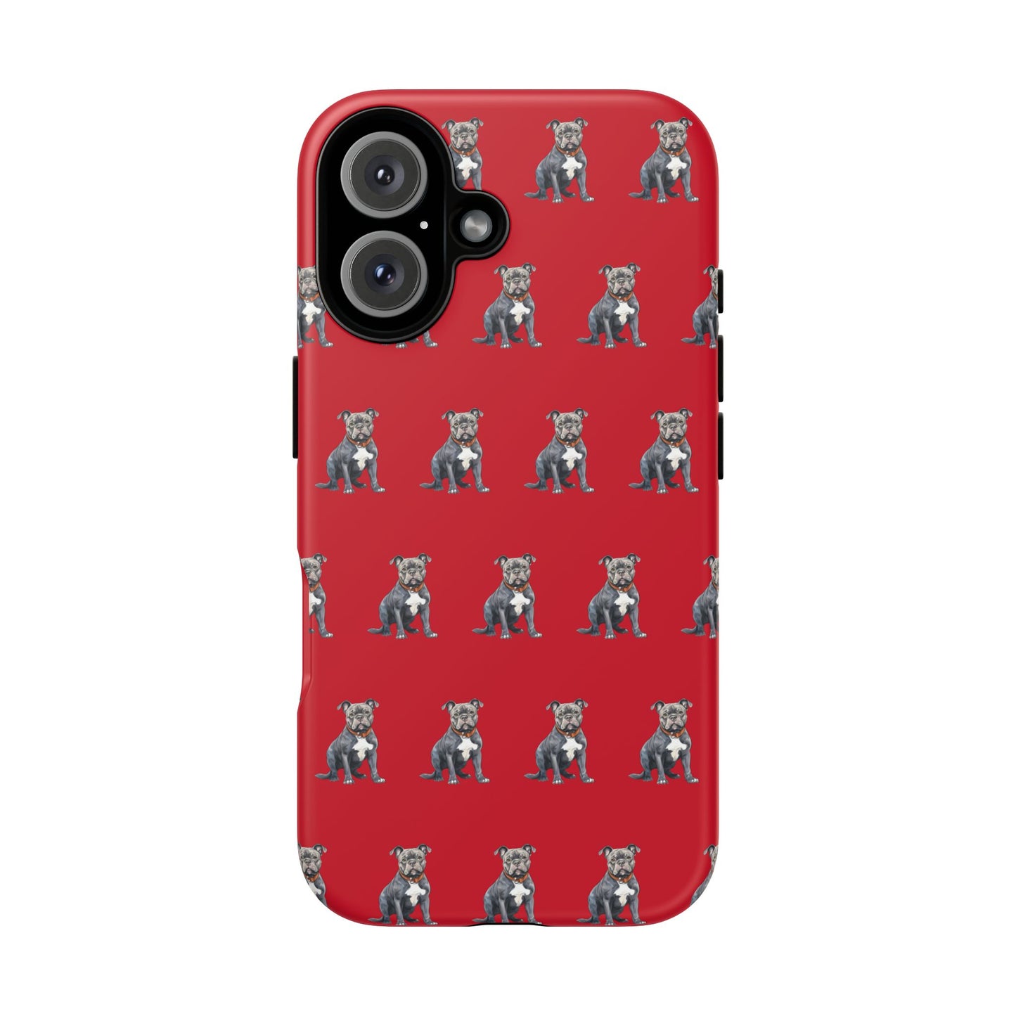 Pitbull Phone Case Red