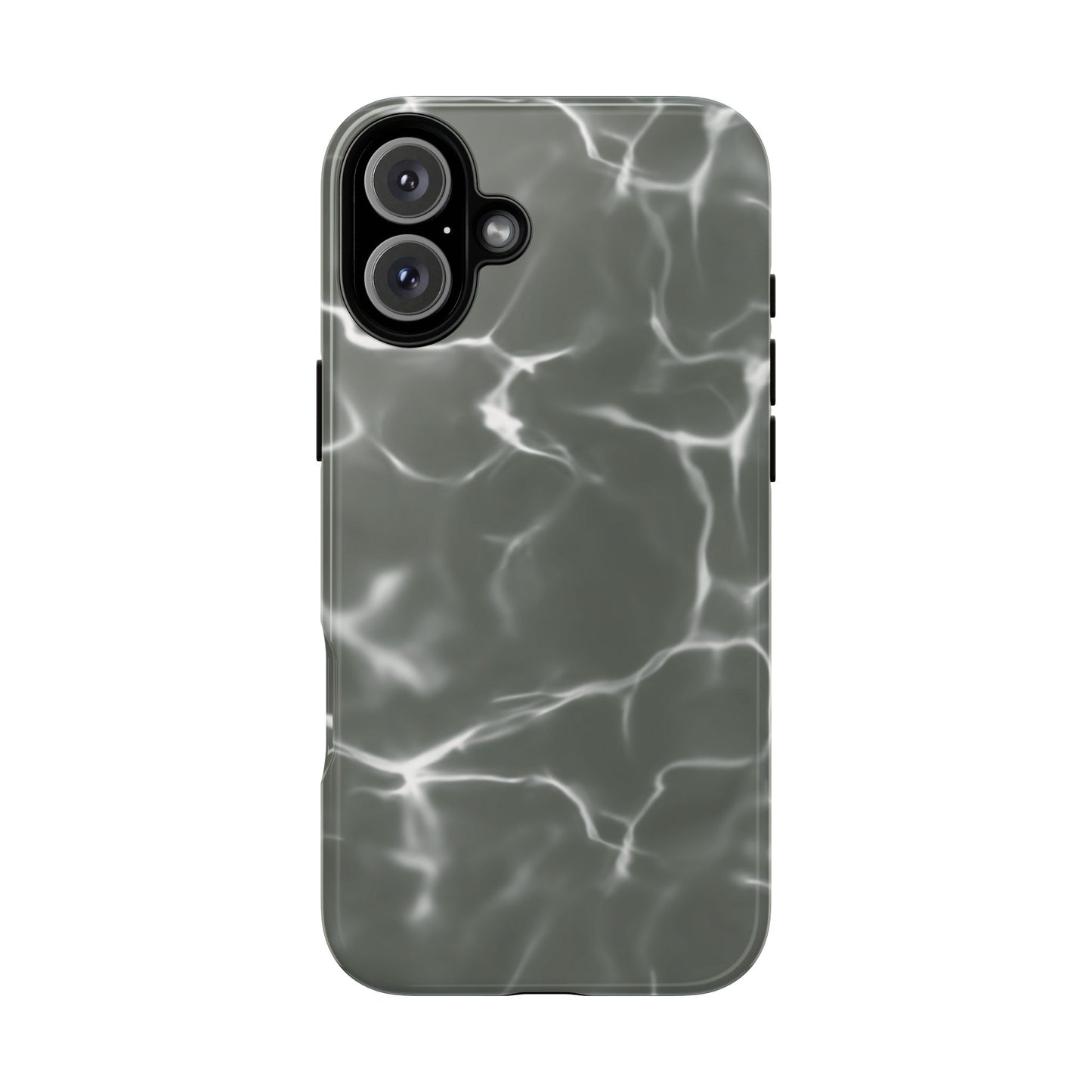 Marble Print Phone Case Gray