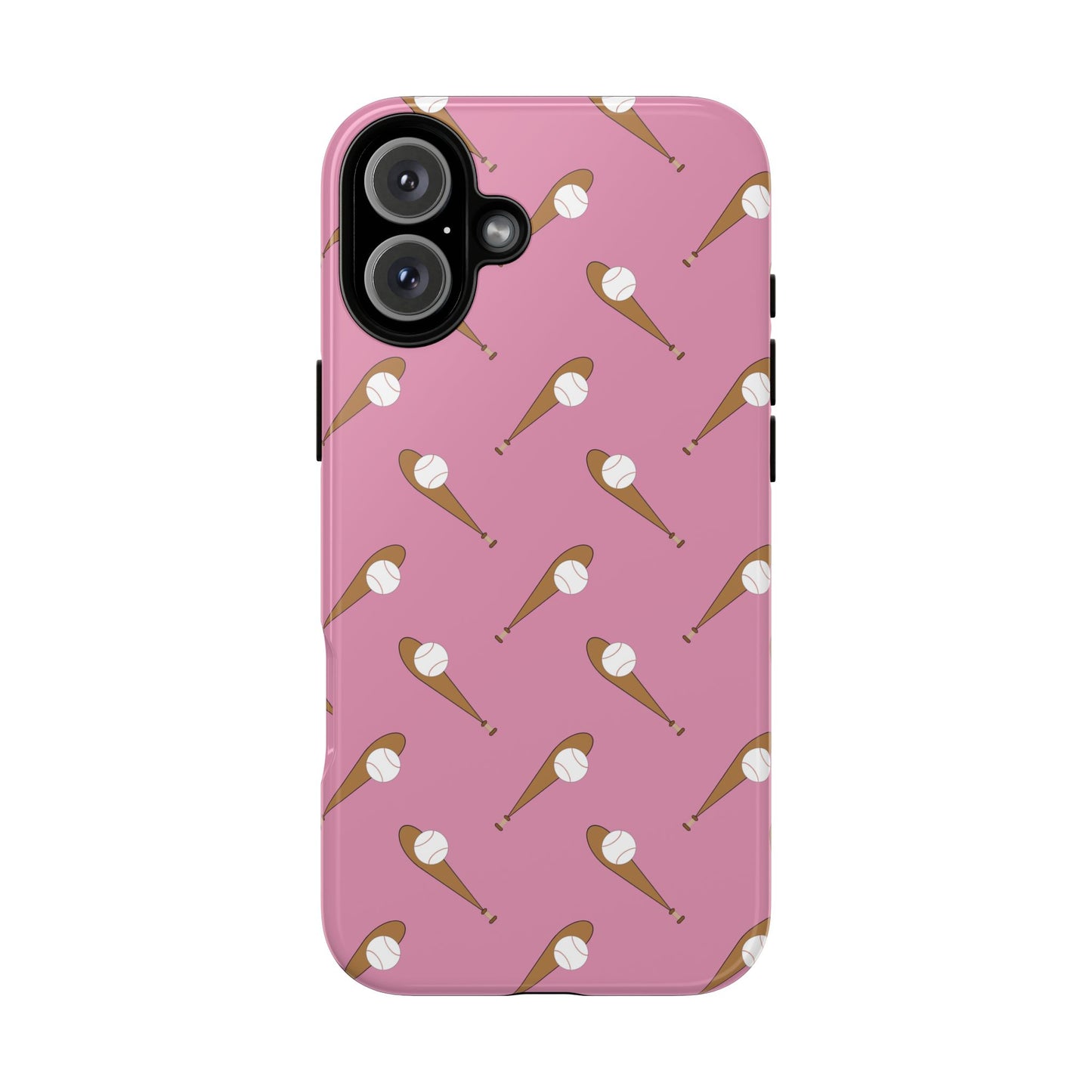 Baseball Phone Case Pink