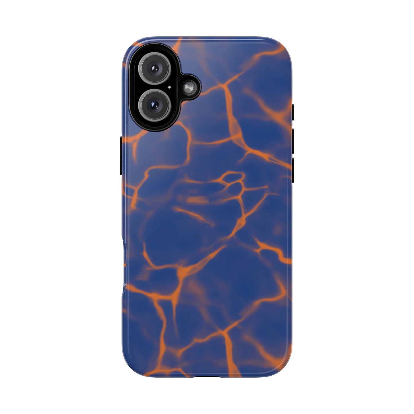 Marble Phone Case Blue Orange