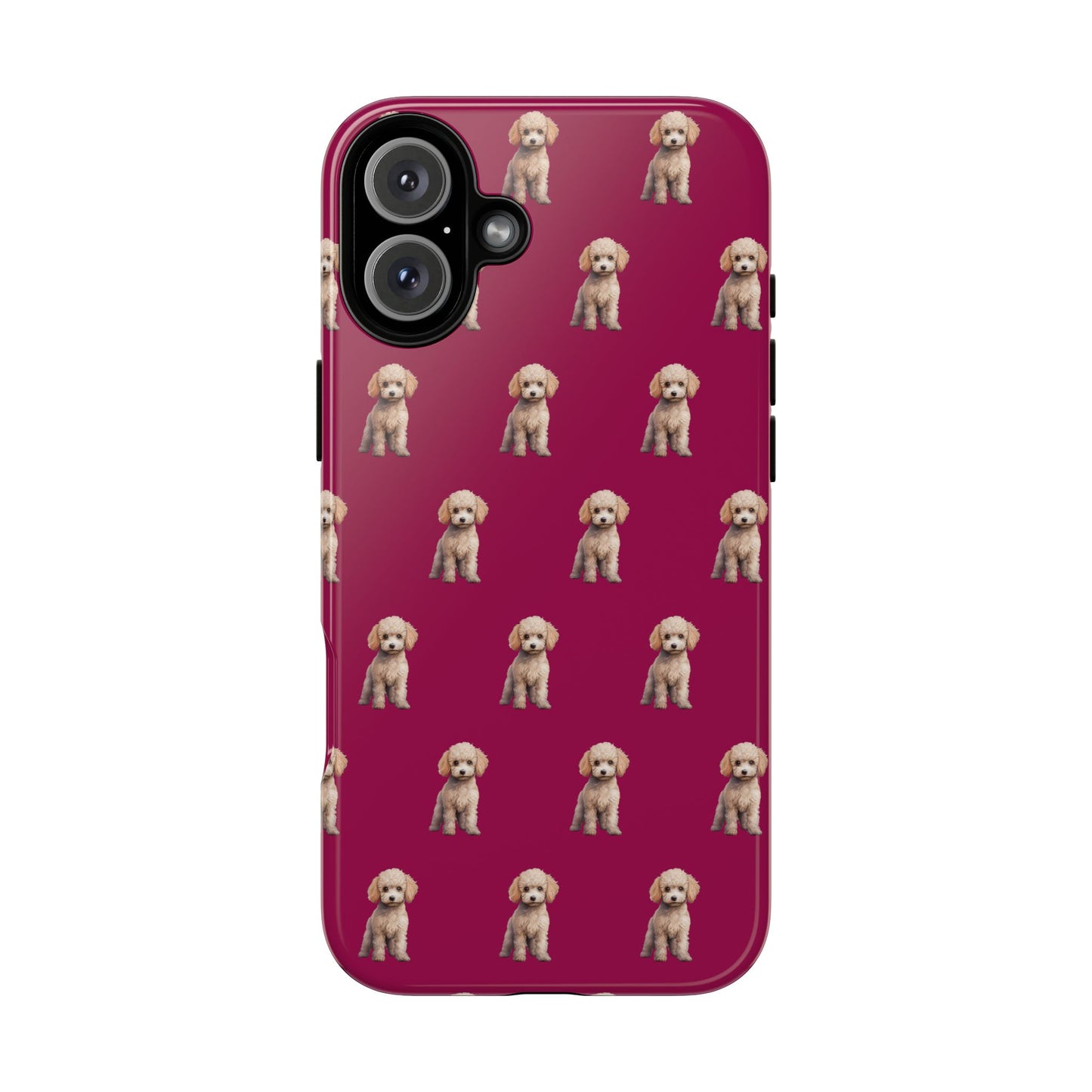 Poodle Phone Case Berry