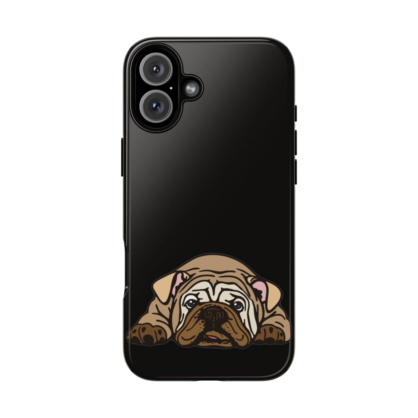 Bulldog Phone Case Black